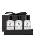Noble Isle hand sanitizer trio gift set 3 x 75ml, imported from the UK