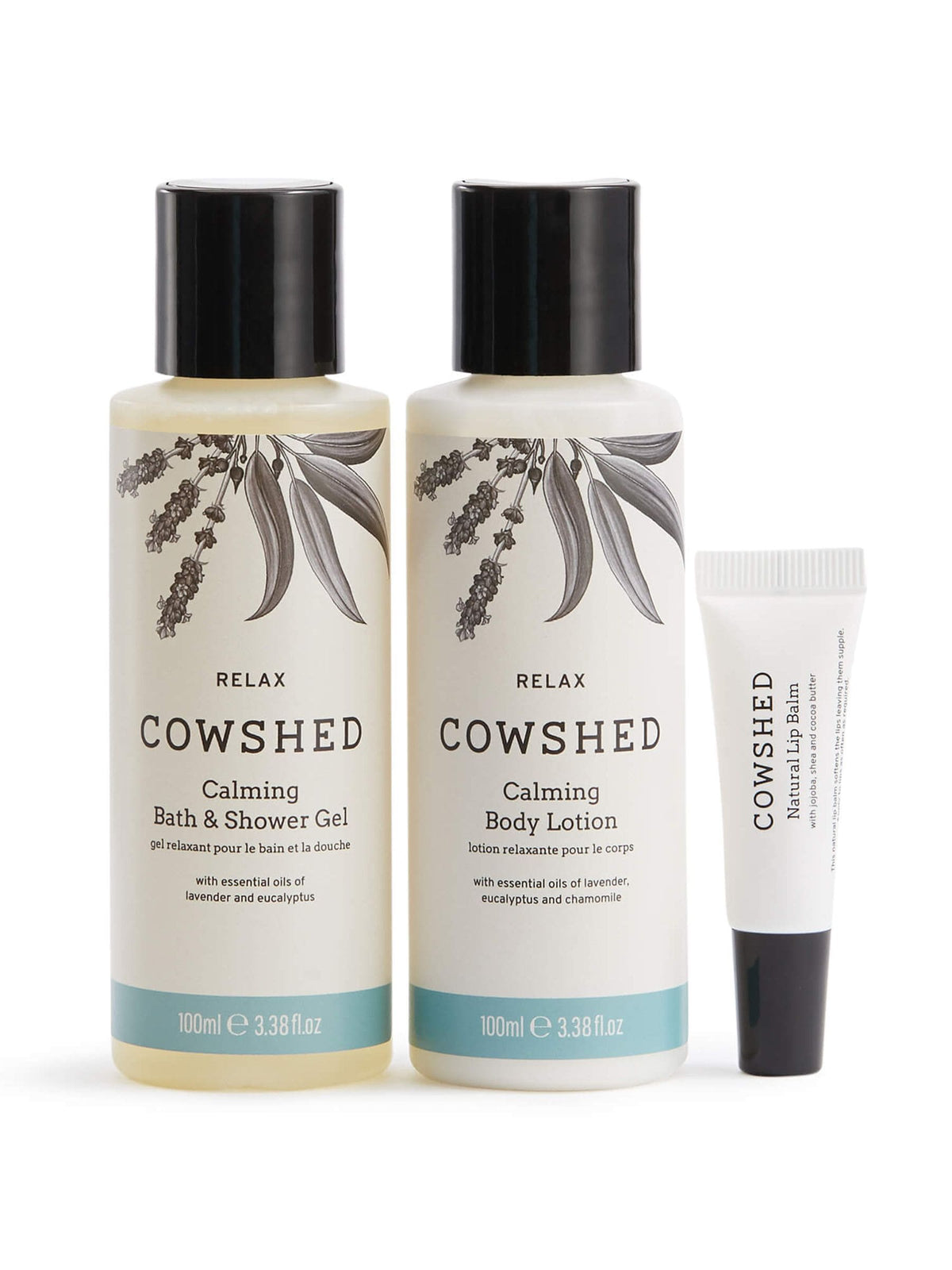 Cowshed Calming Essentials Set bath and body set - British product
