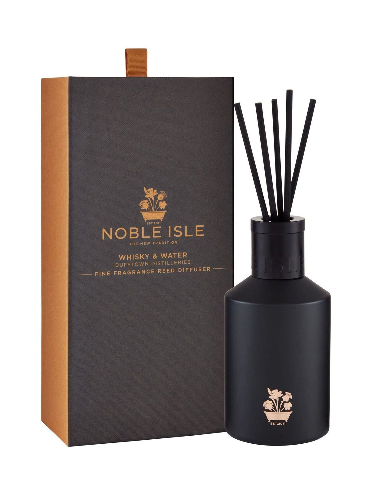 Noble Isle Whisky & Water reed diffuser 180ml, imported from the UK