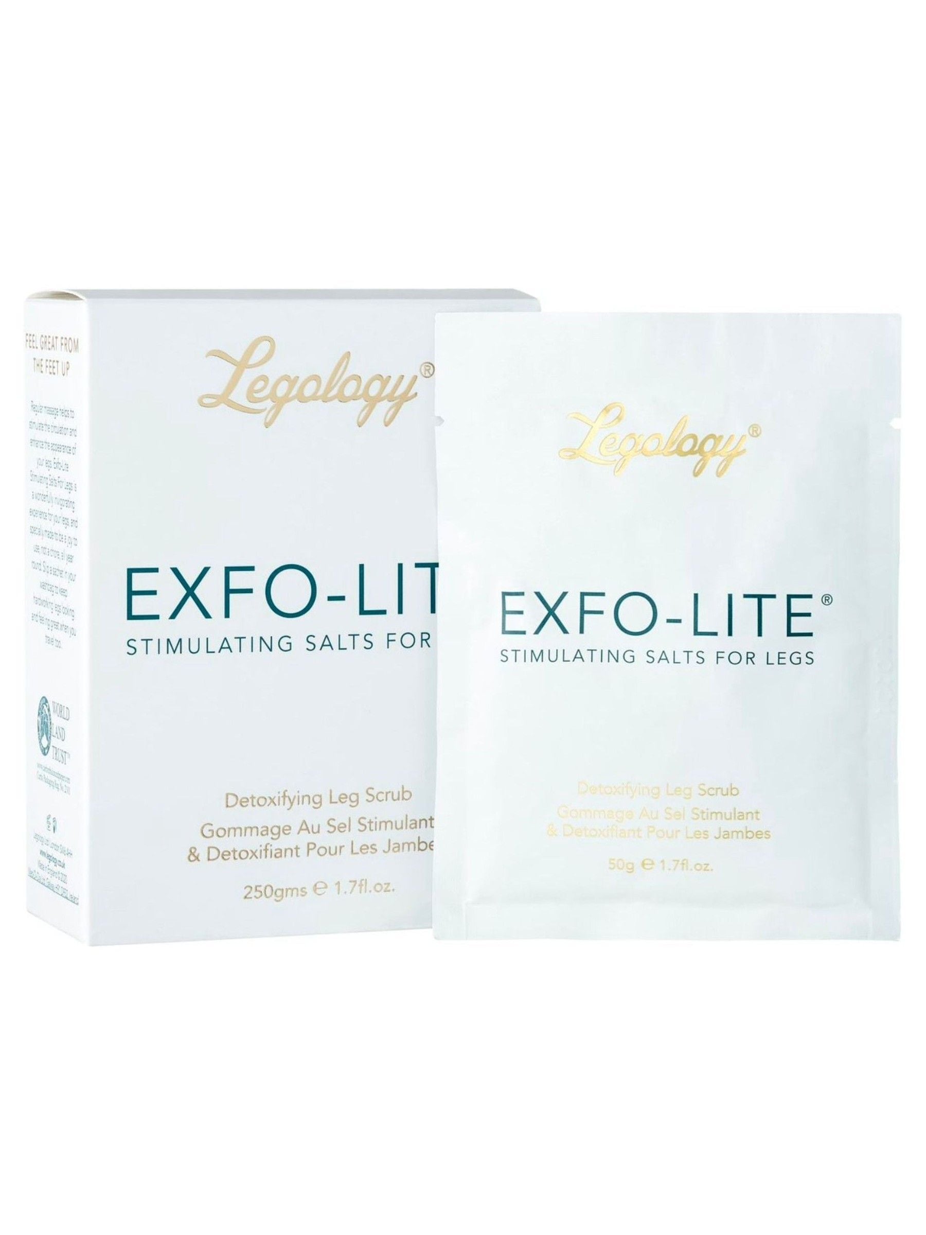 Legology Exfo-Lite stimulating salts for legs 5x50g, UK version