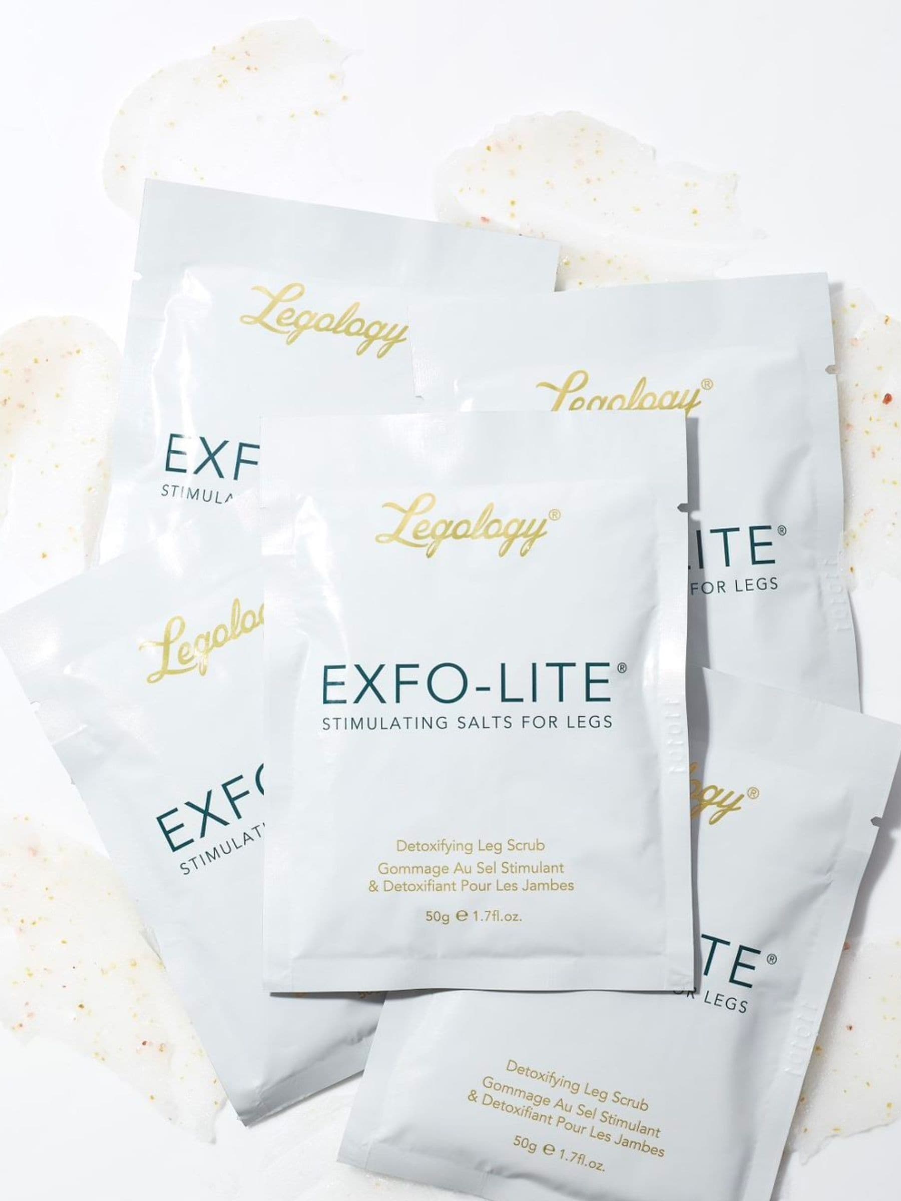 Legology Exfo-Lite stimulating salts for legs 5x50g, UK version