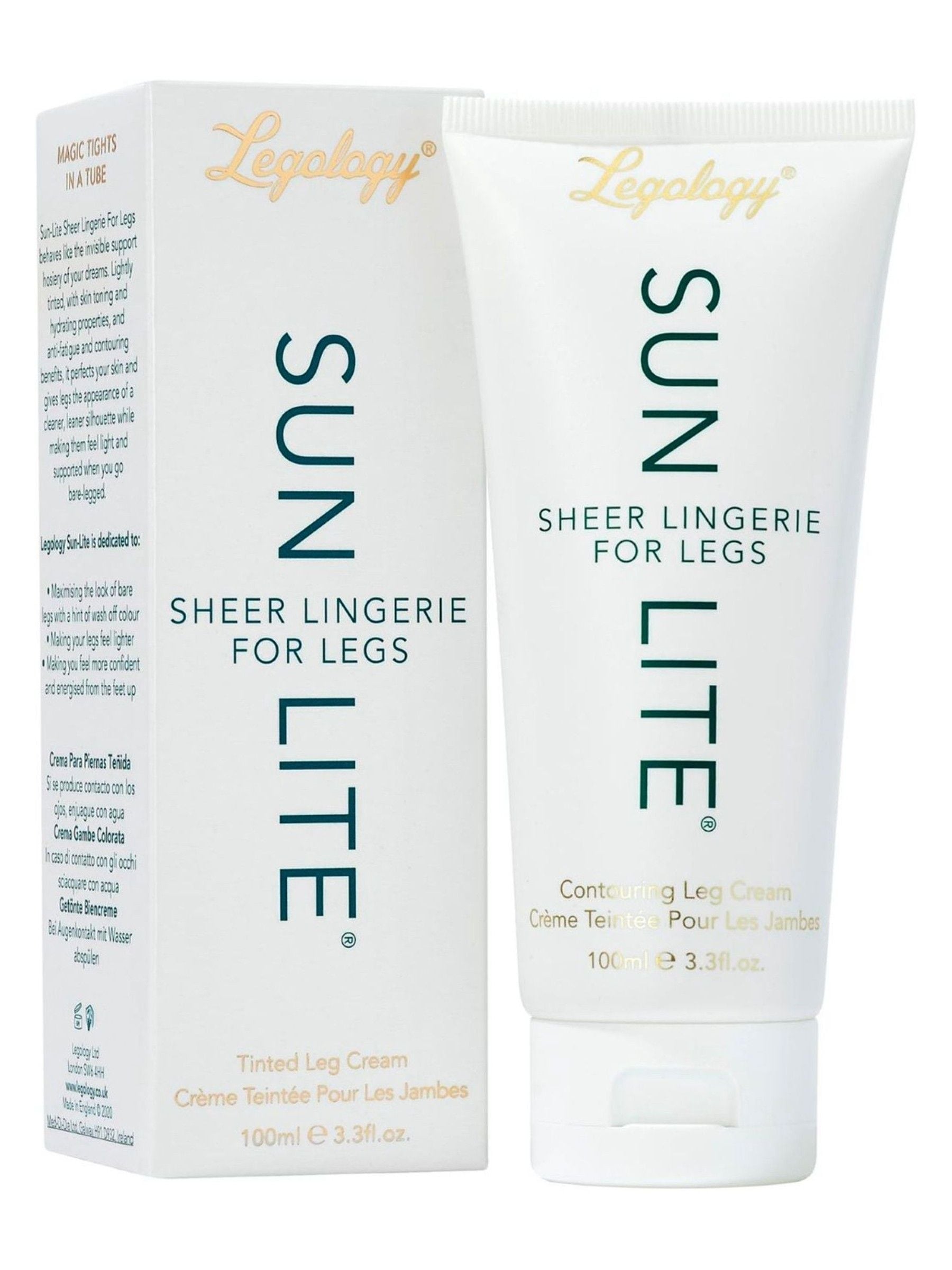 Legology Sun-Lite Sheer Lingerie For Legs Cream 100ml, UK version