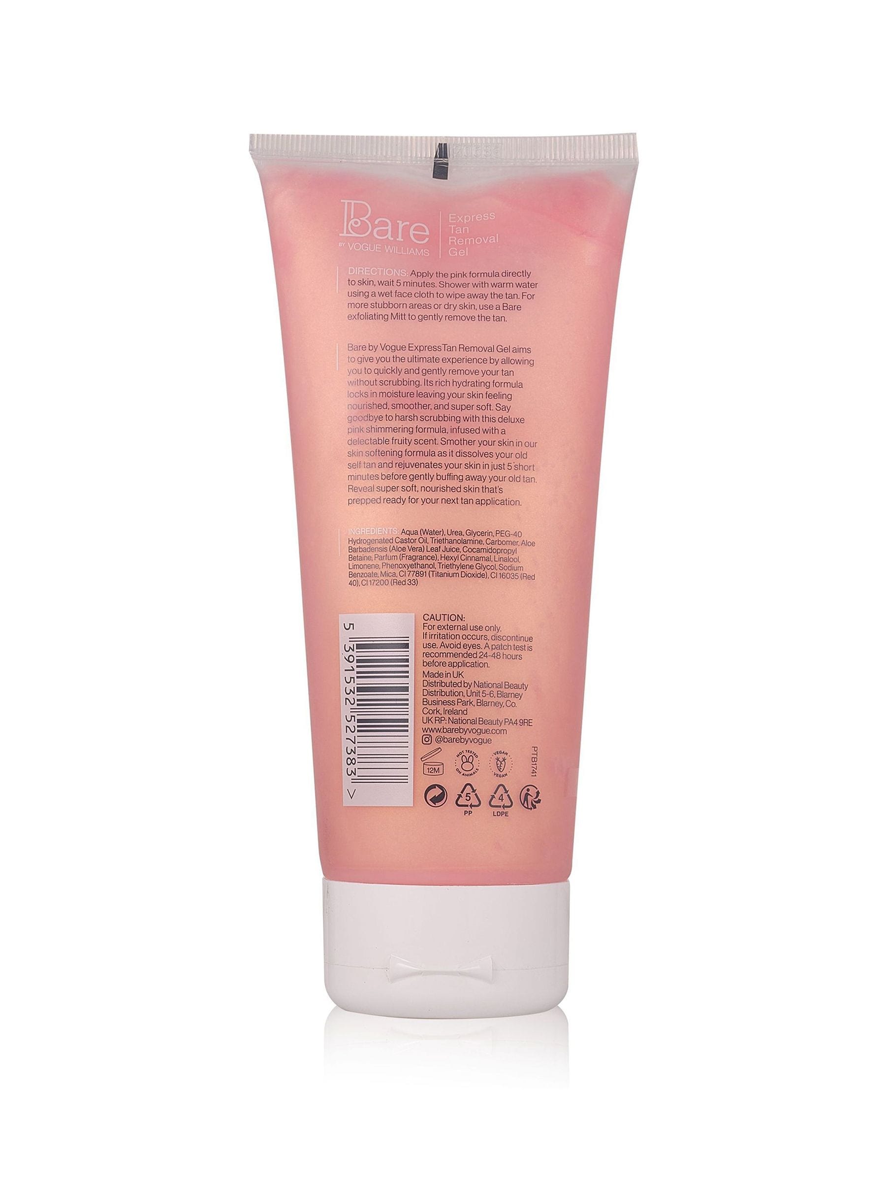 Bare by Vogue Express Tan Removal Gel - British product
