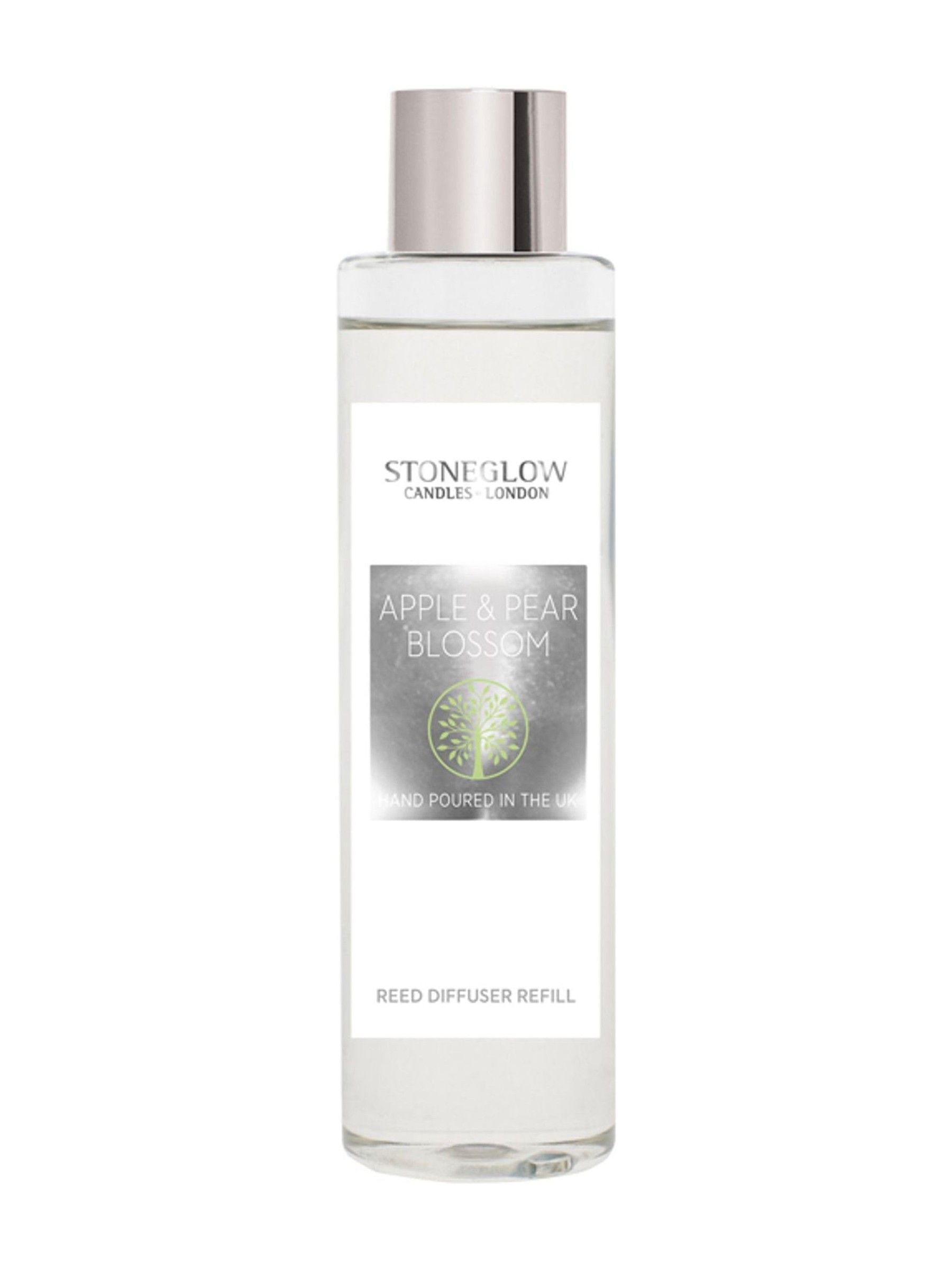 Stoneglow Apple & Pear Blossom reed diffuser refill 210ml (British brand)
