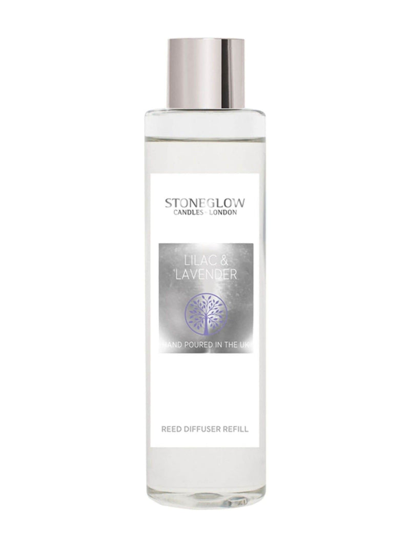 Stoneglow Lilac & Lavender reed diffuser refill 210ml (British brand)