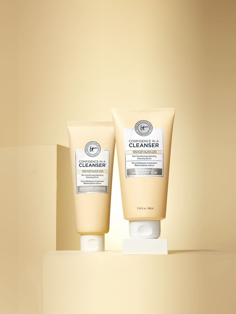 IT Cosmetics Confidence Hydrating Facial Cleanser Serum Travel Size, UK version