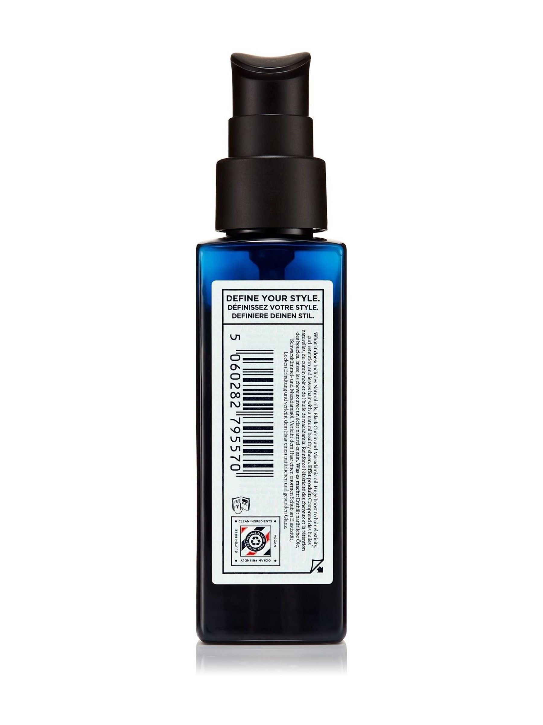 Textured Hair Oil with Black Cumin and Macadamia Oils for Elasticity and Sheen