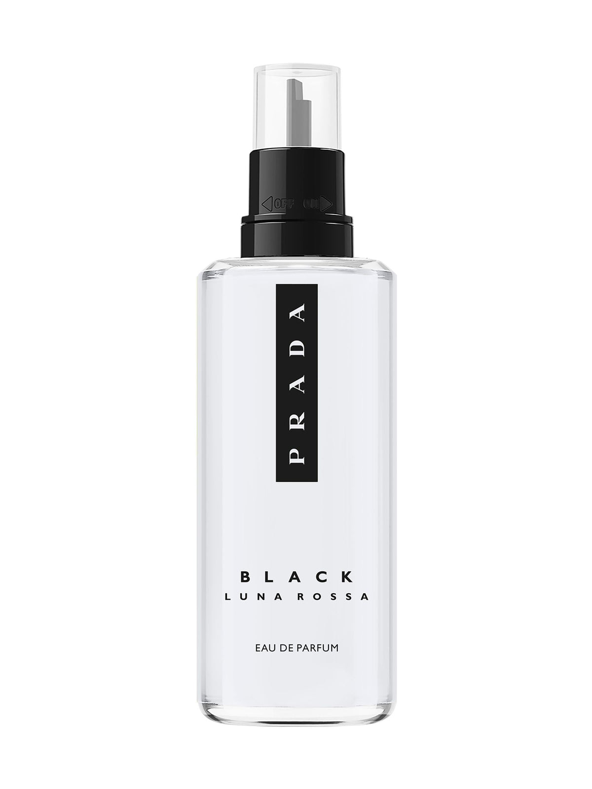Prada Luna Rossa Black men's fragrance refill 150ml, imported from the UK