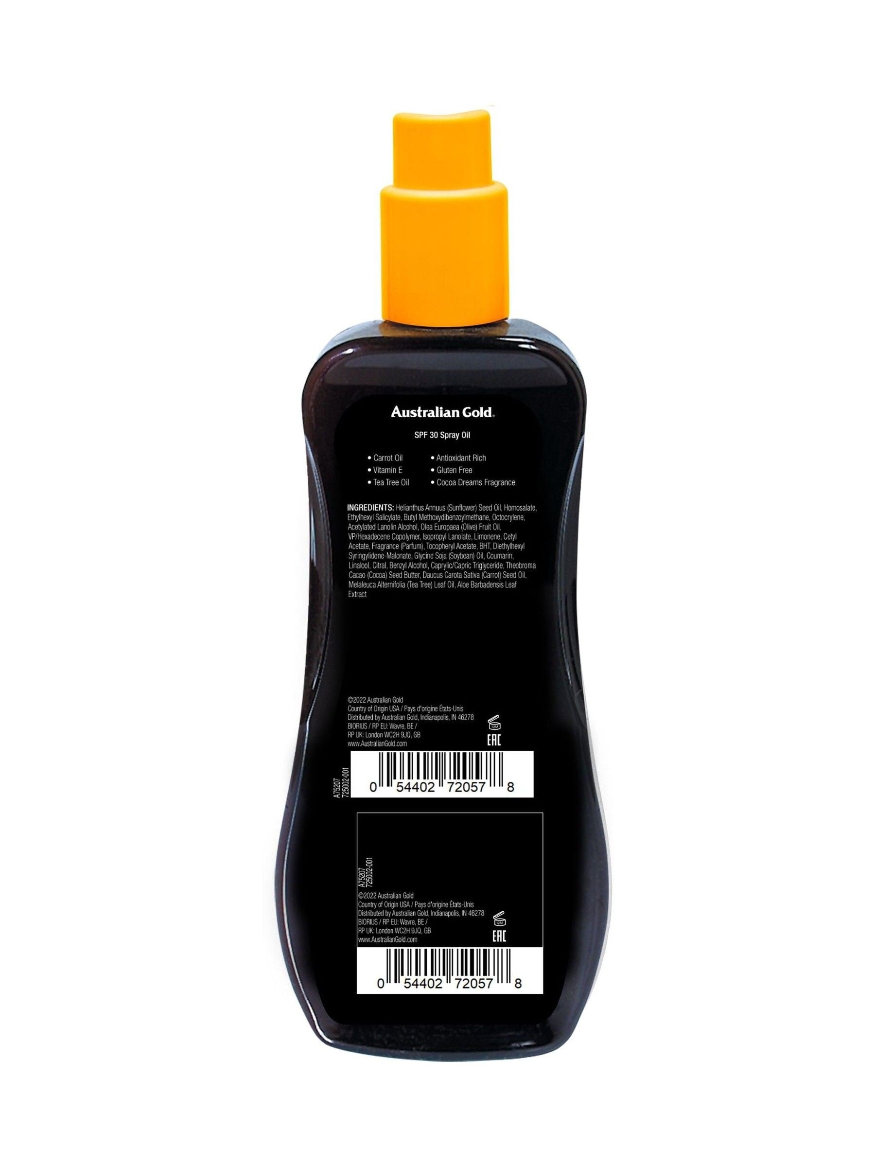 Australian Gold SPF 30 Hydrating Spray Oil 237 ml - British product