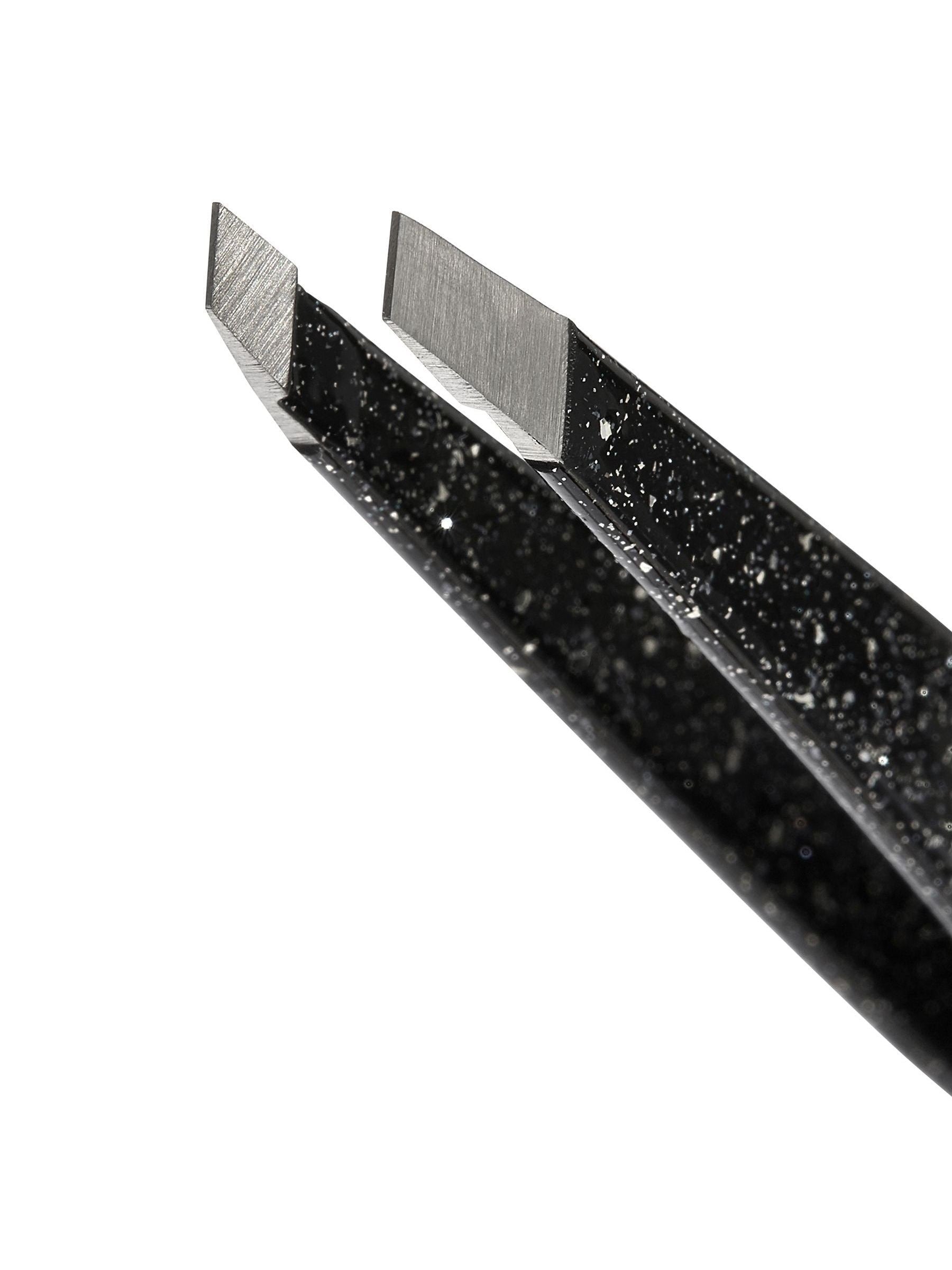 Tweezerman Slant Dusted Onyx Tweezers (British brand)