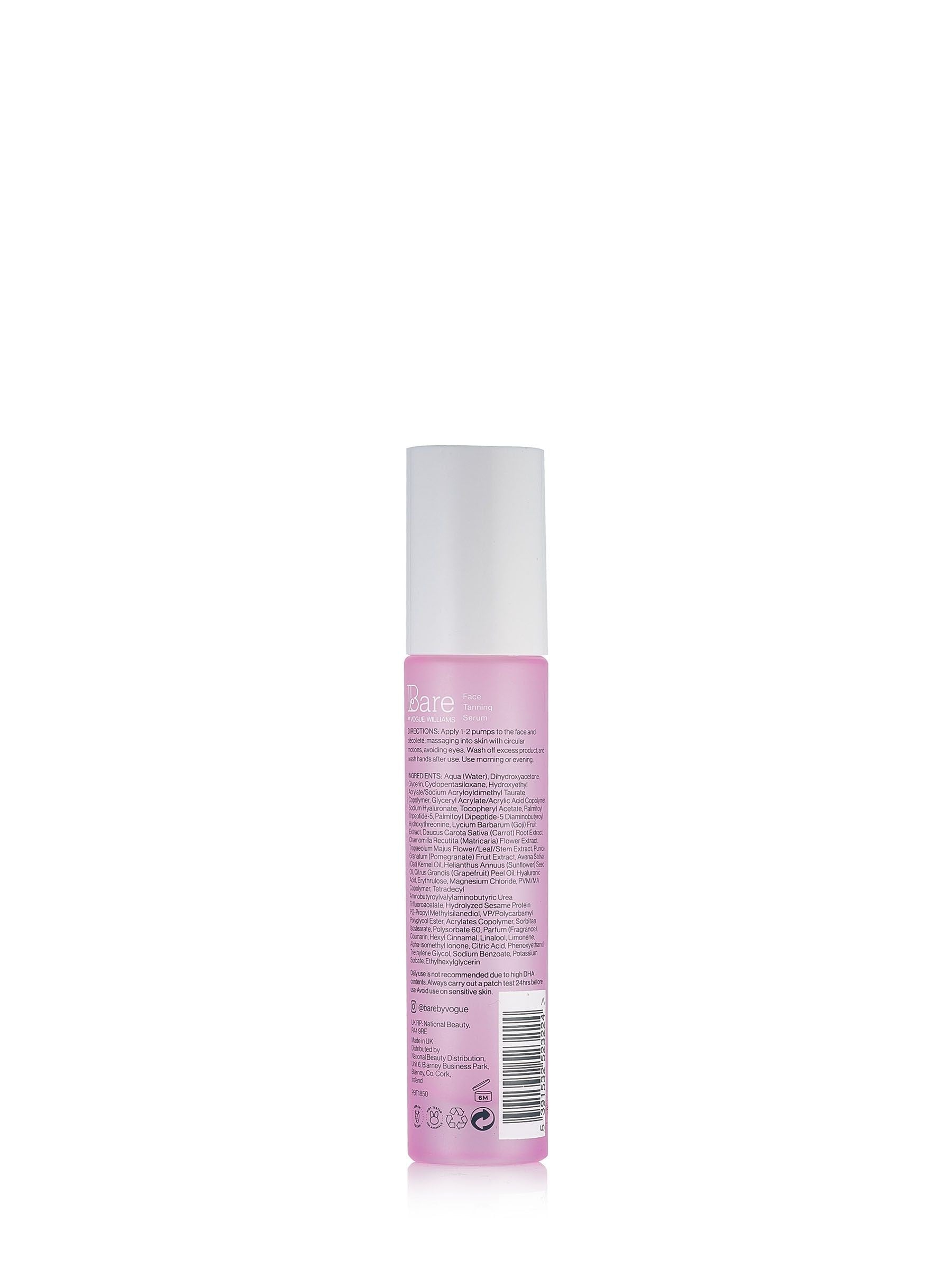 Bare By Vogue face tanning serum 30ml - British product