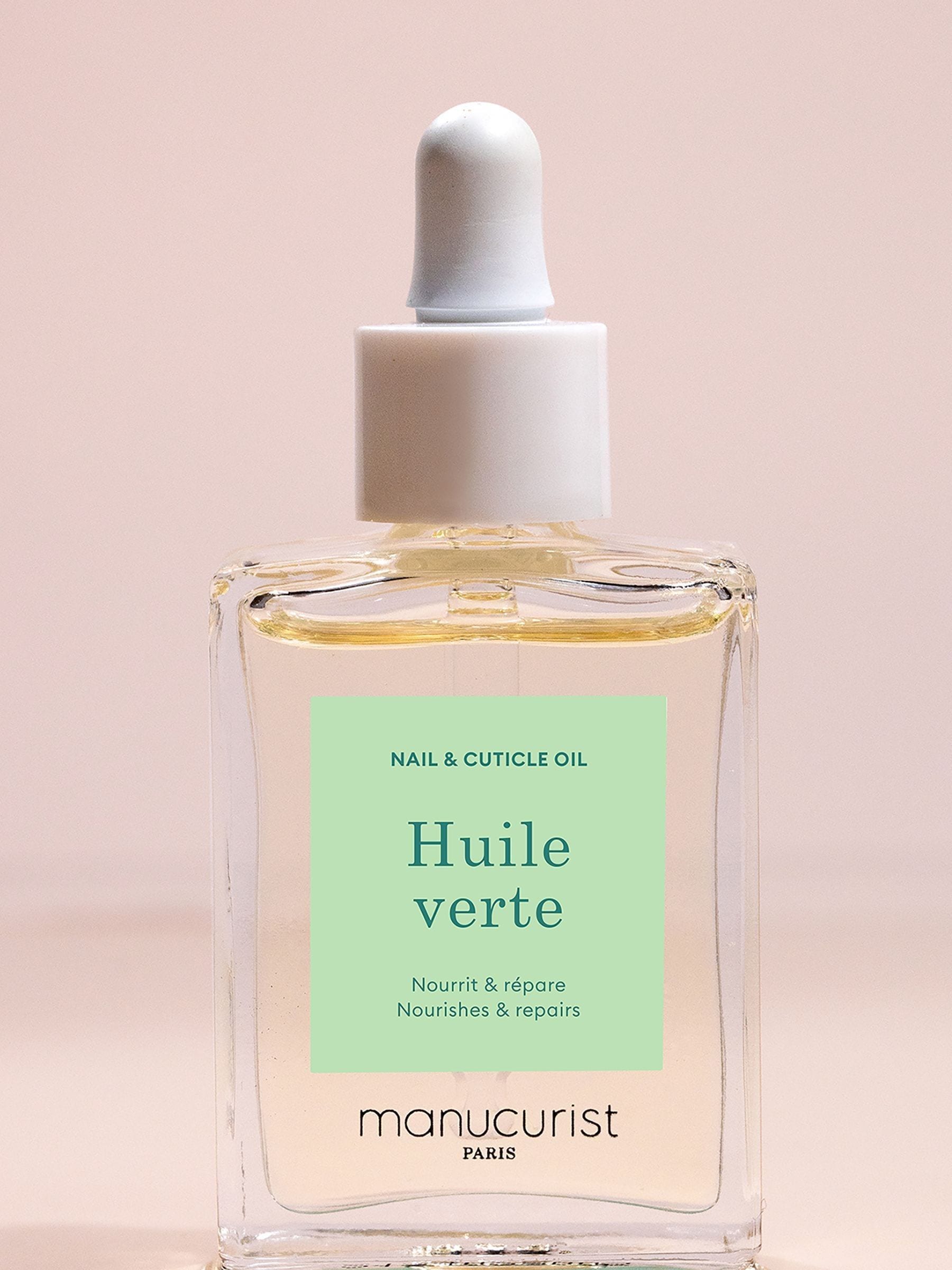 Manucurist Huile Verte nail and cuticle oil, imported from the UK