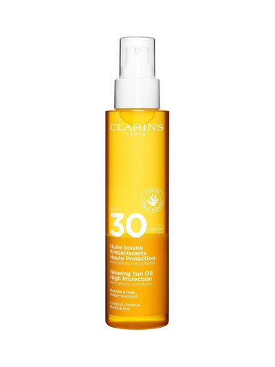 Clarins Glowing Sun Oil High Protection SPF30 Body Oil 150ml