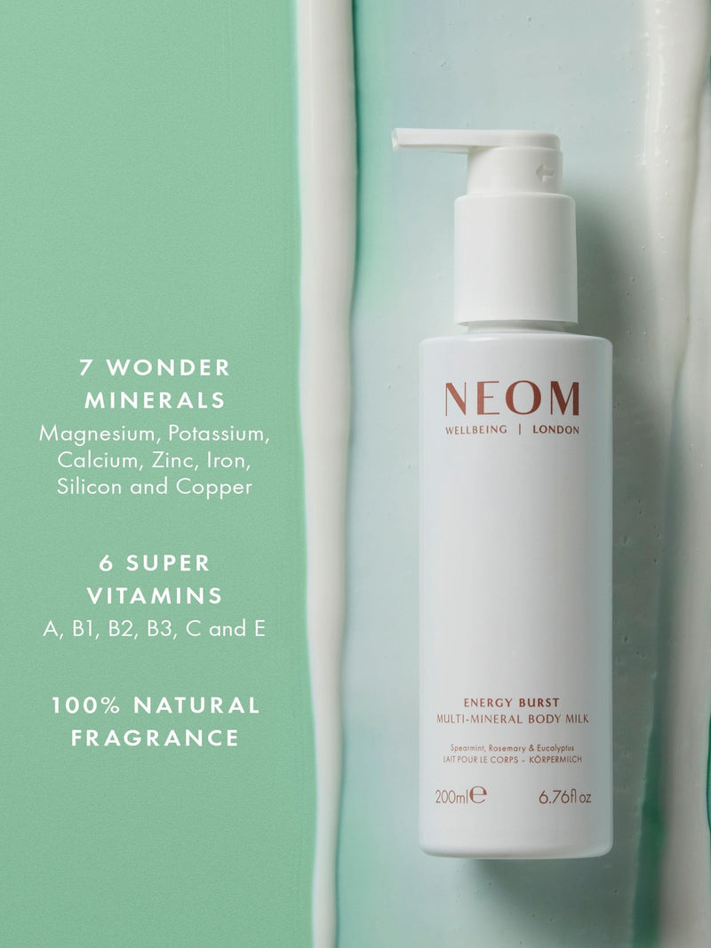 NEOM Energy Burst Multi-Mineral Body Milk 200ml