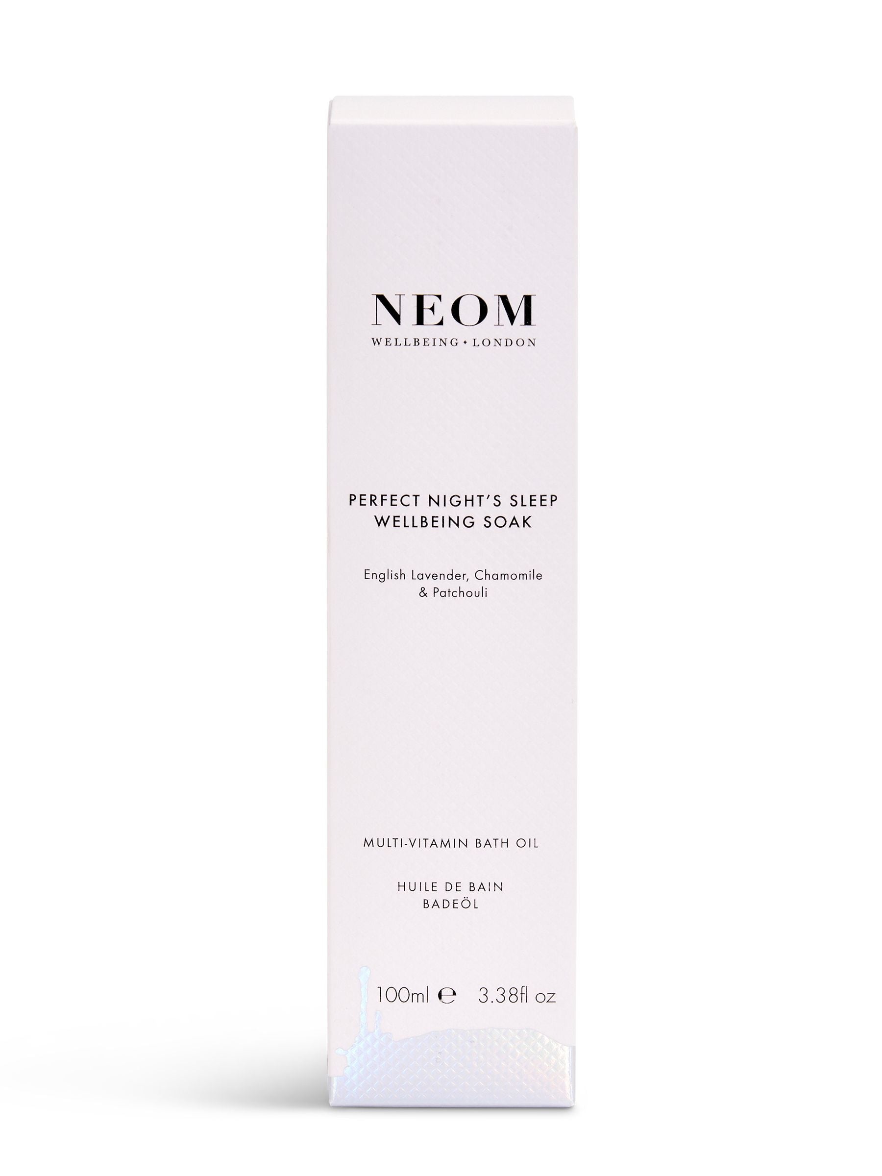 NEOM Multi-Vitamin Sleep Bath Oil Soak 100ml, imported from the UK