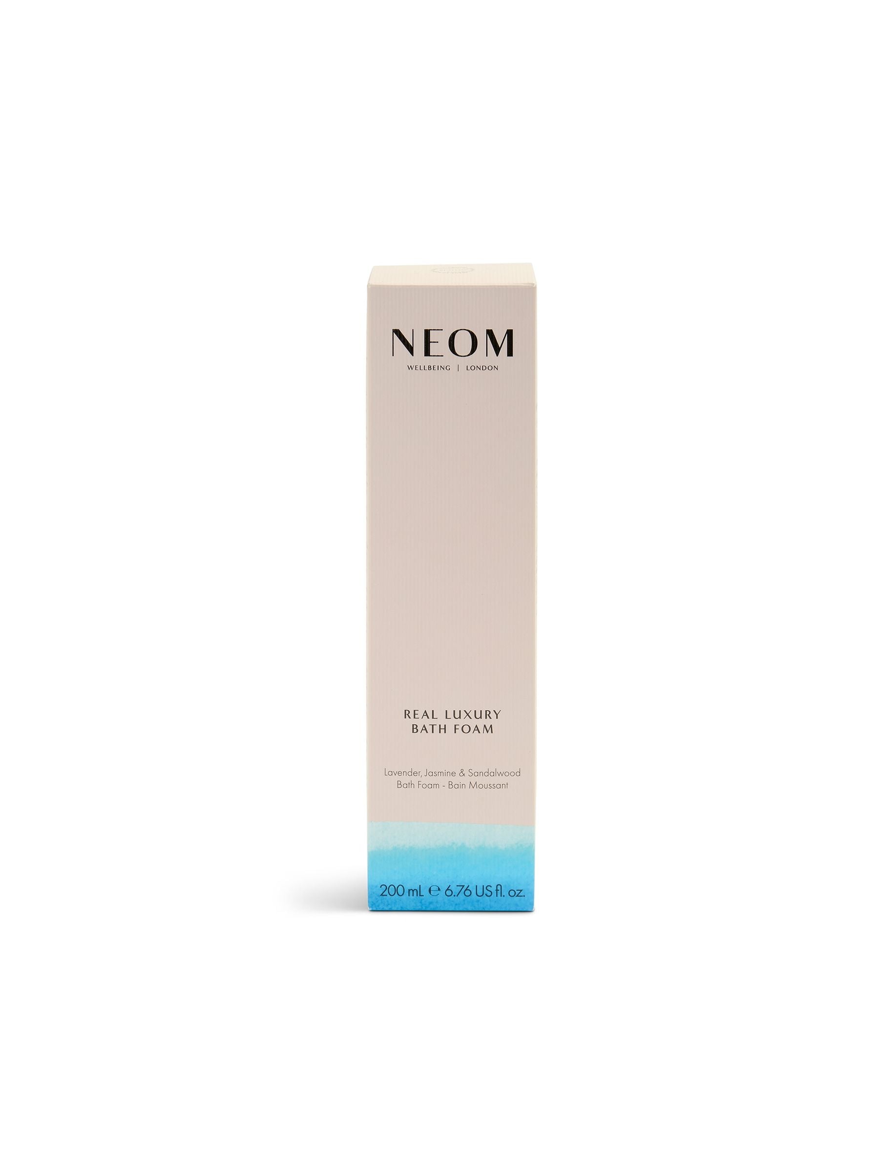 NEOM Real Luxury Bath Foam 200ml, imported from the UK