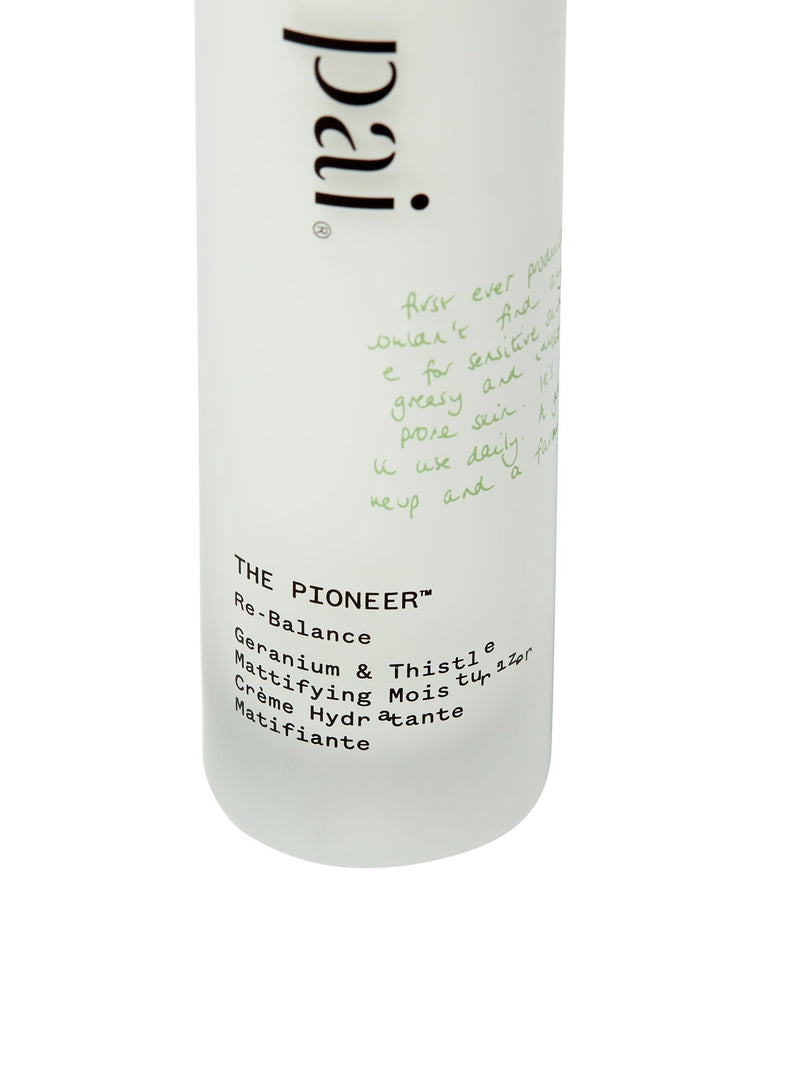 PAI The Pioneer Geranium & Thistle Mattifying Moisturiser 50ml, imported from the UK