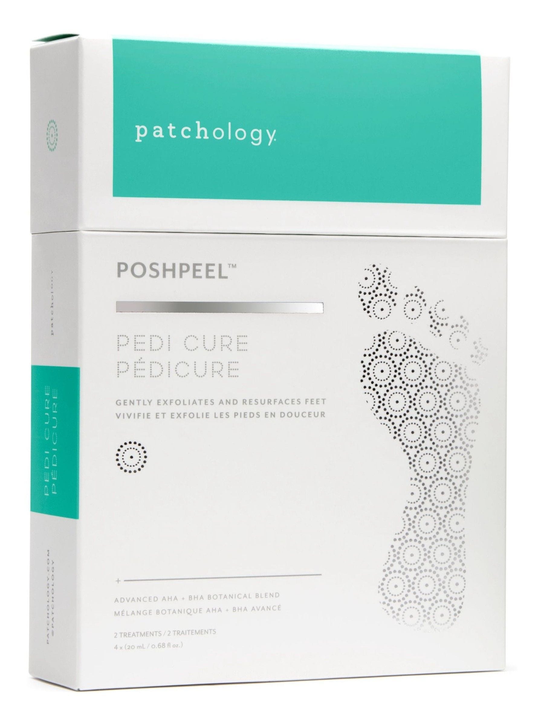 Patchology Posh Peel Pedi Cure foot peel treatment, imported from the UK