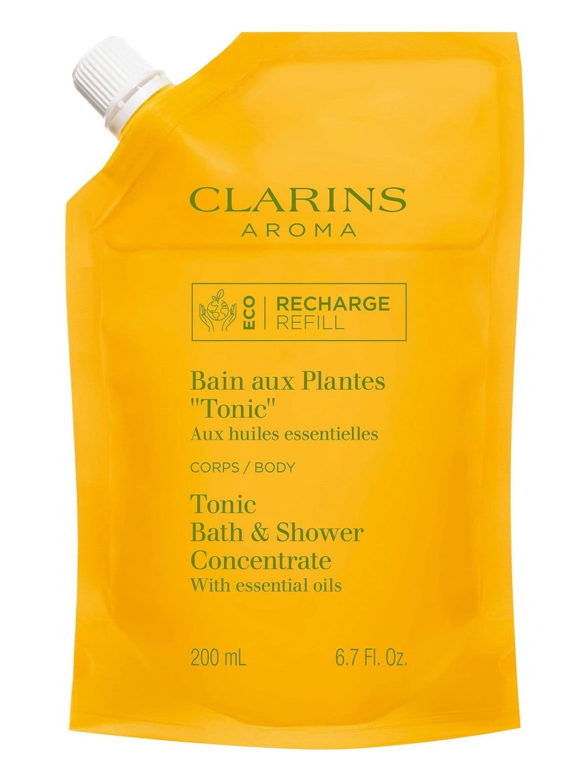 Clarins Tonic Bath Shower Concentrate refill cleanser 200ml - British product
