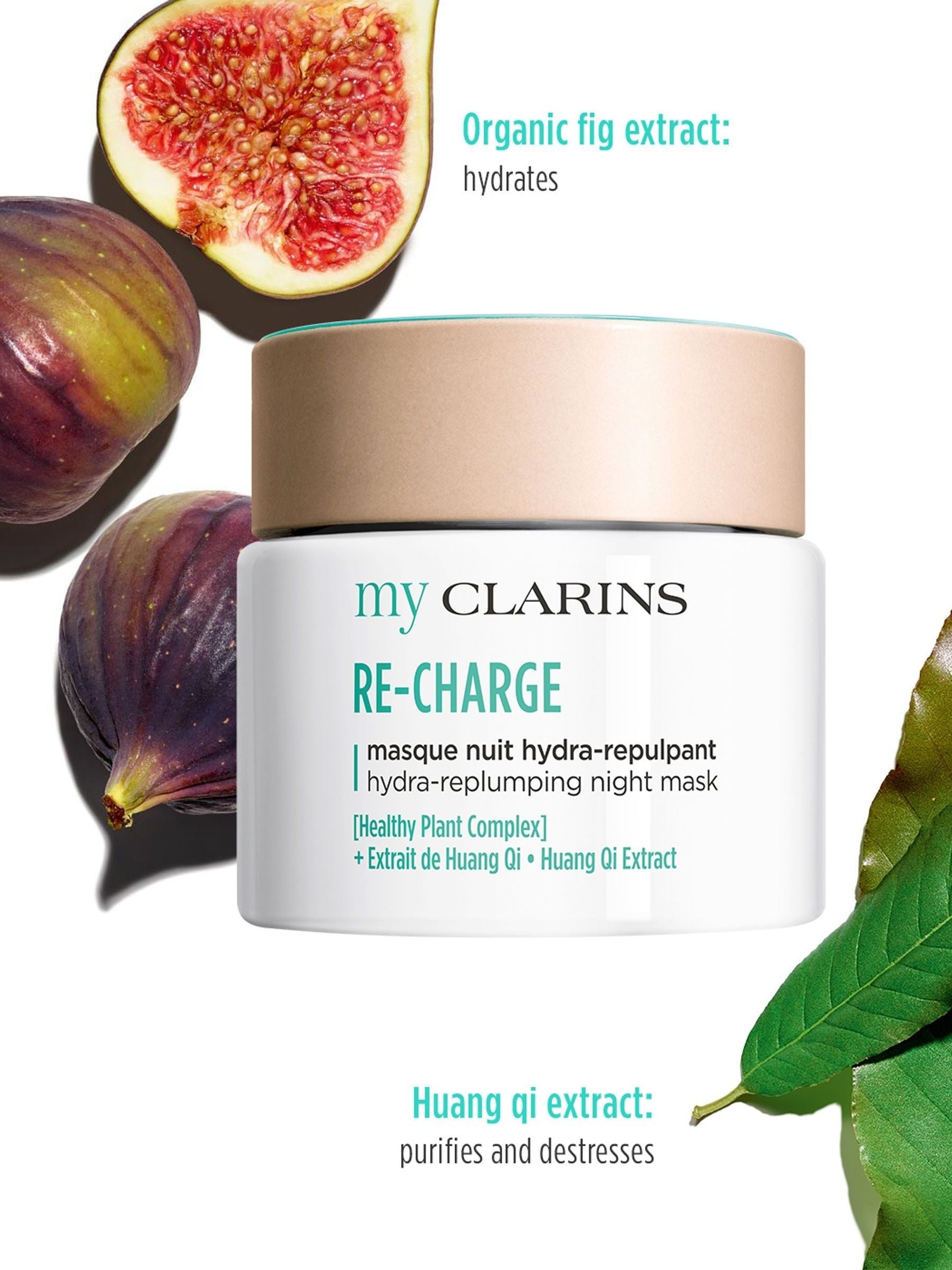 Clarins RECHARGE Hydra-Replumping Night Mask 50ml
