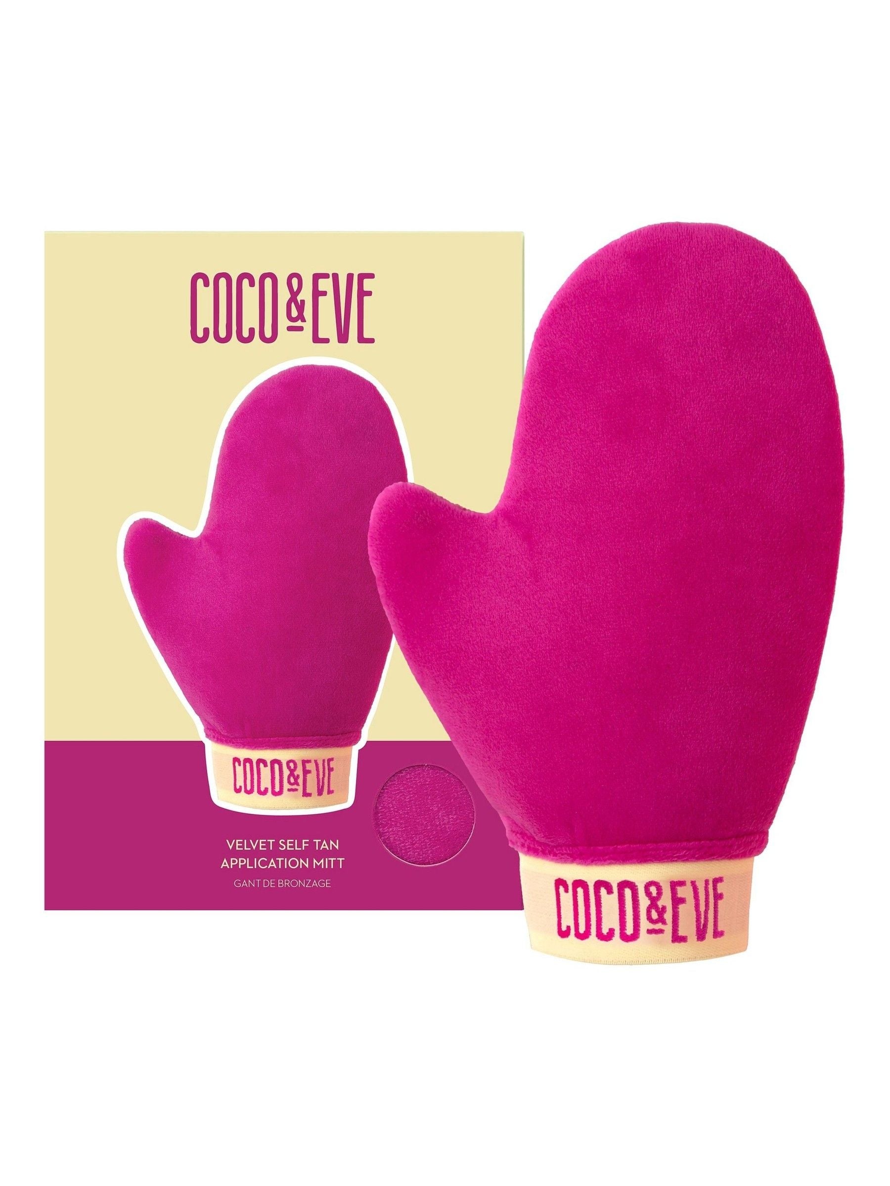 Coco & Eve Sunny Honey Soft Velvet Self Tan Mitt - British product