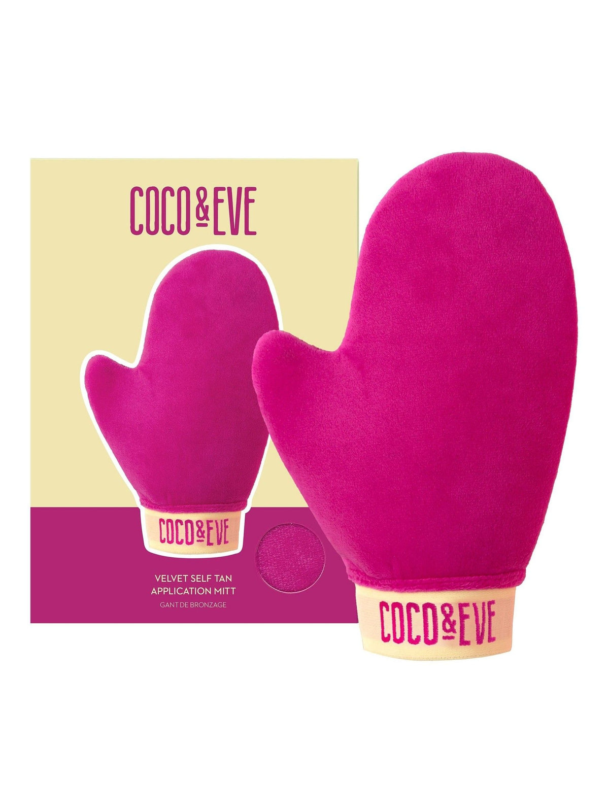 Coco & Eve Sunny Honey Soft Velvet Self Tan Mitt - British product