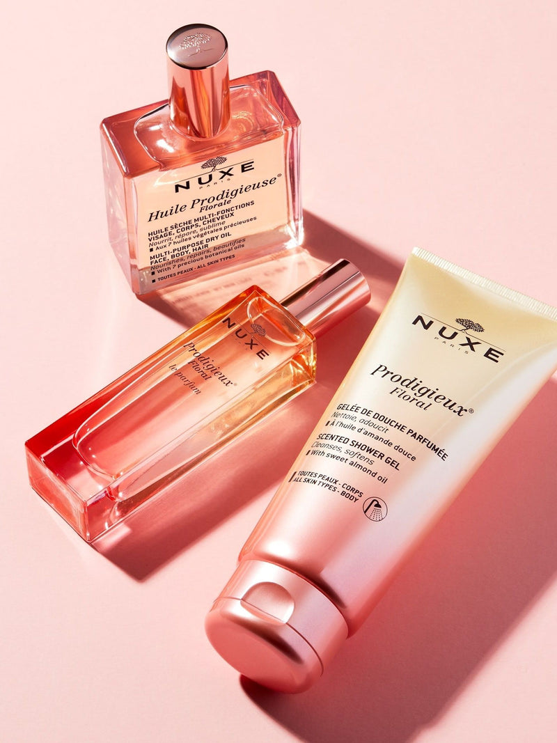 Nuxe floral shower gel 200ml, imported from the UK