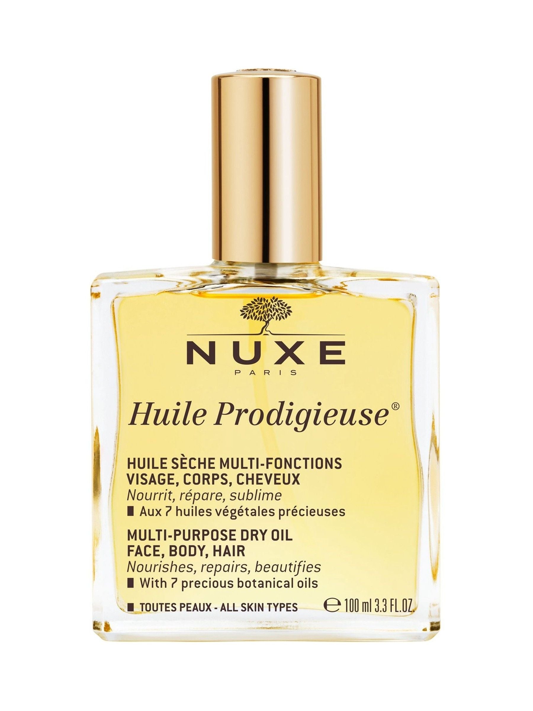Nuxe Huile Prodigieuse multi-purpose dry oil, imported from the UK