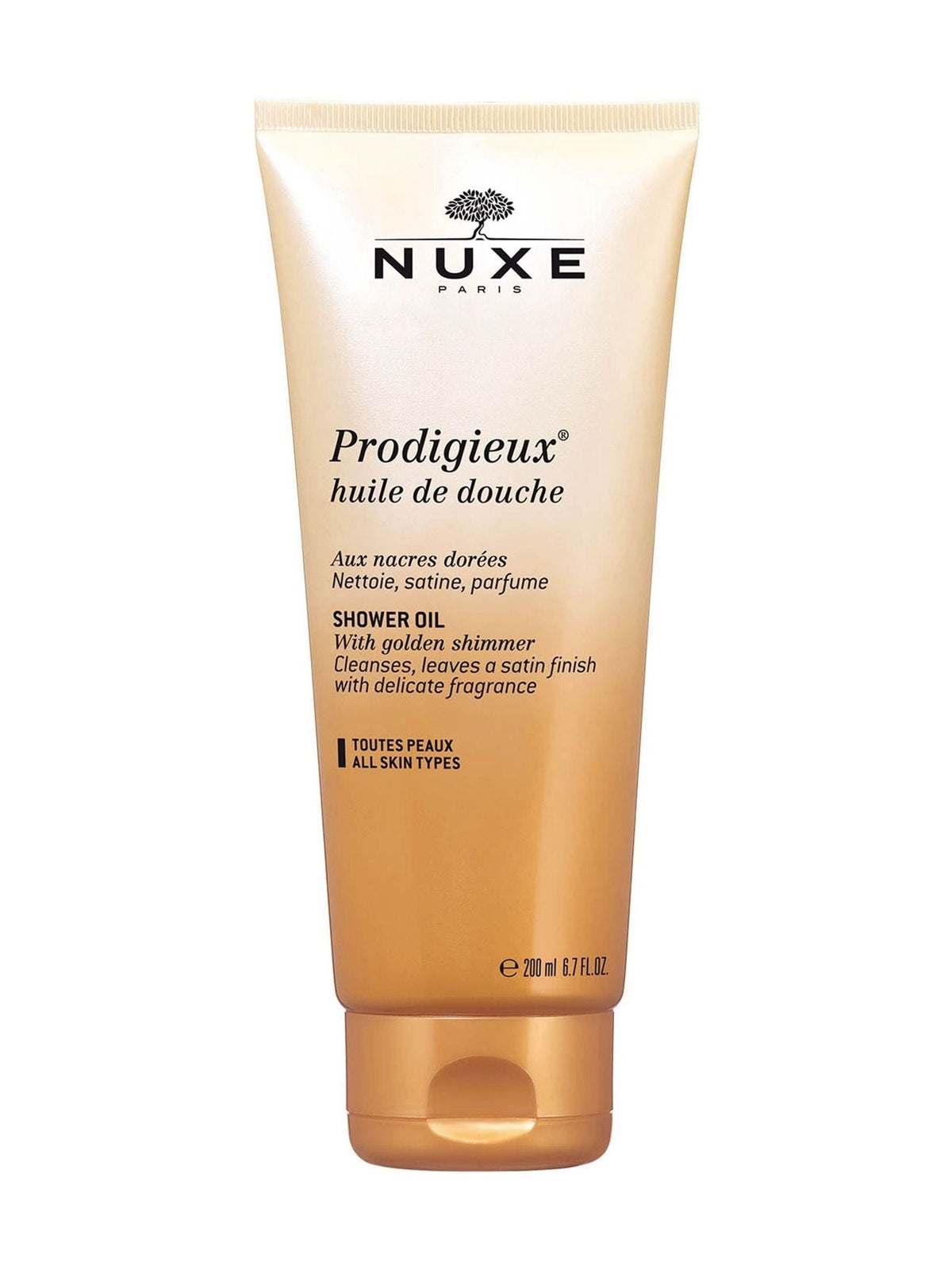 Nuxe Prodigieux shower oil 200ml, imported from the UK