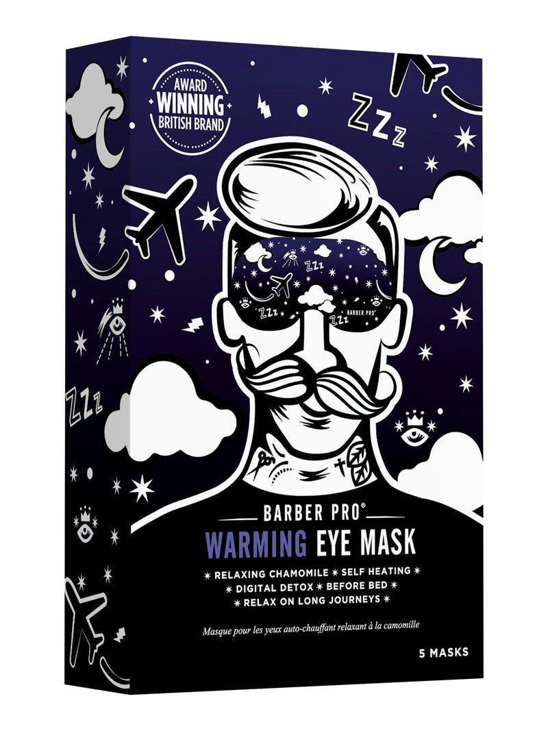 BARBER PRO Warming Eye Mask Box of 5 - British product