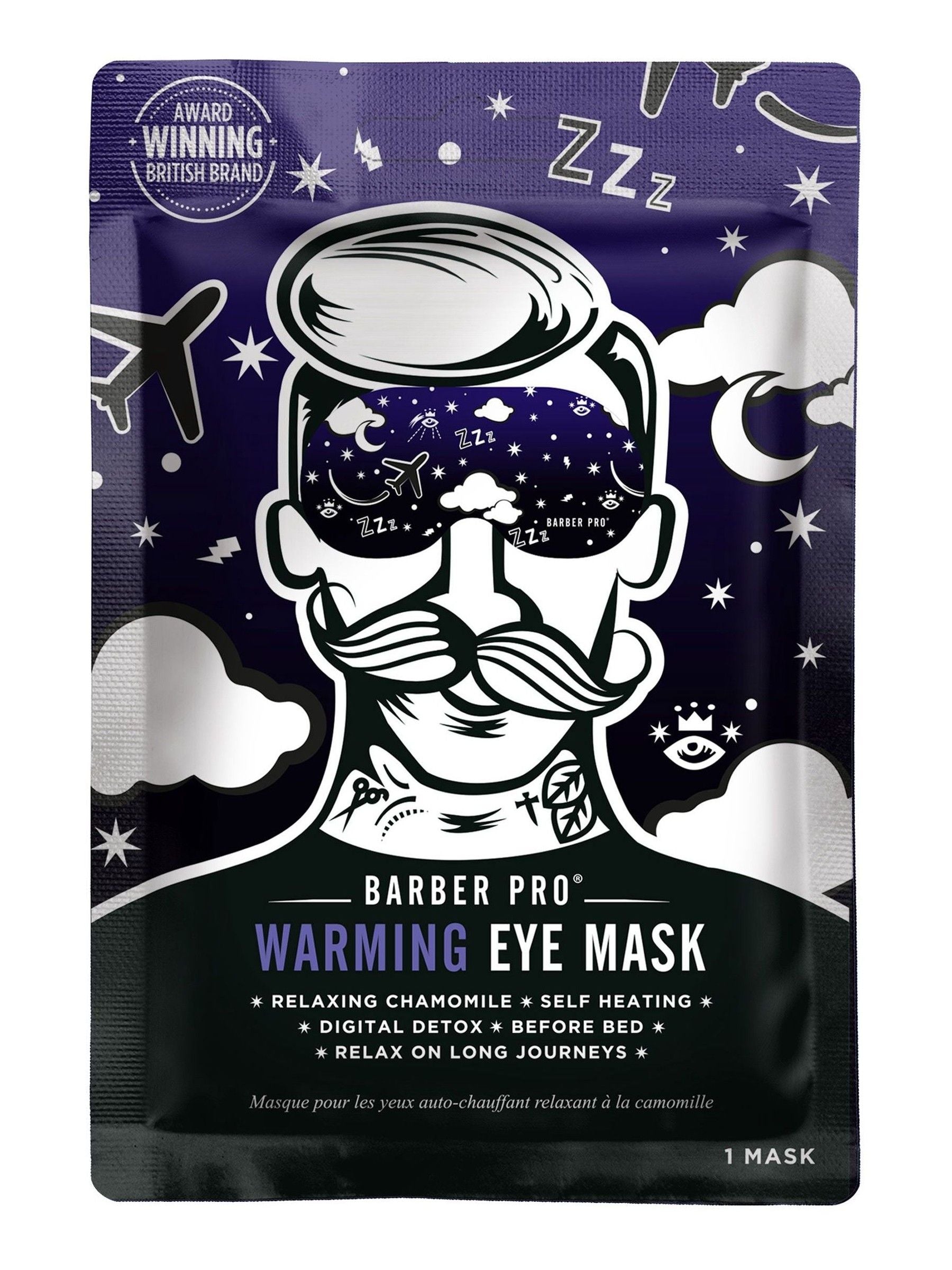 BARBER PRO Warming Eye Mask Box of 5 - British product