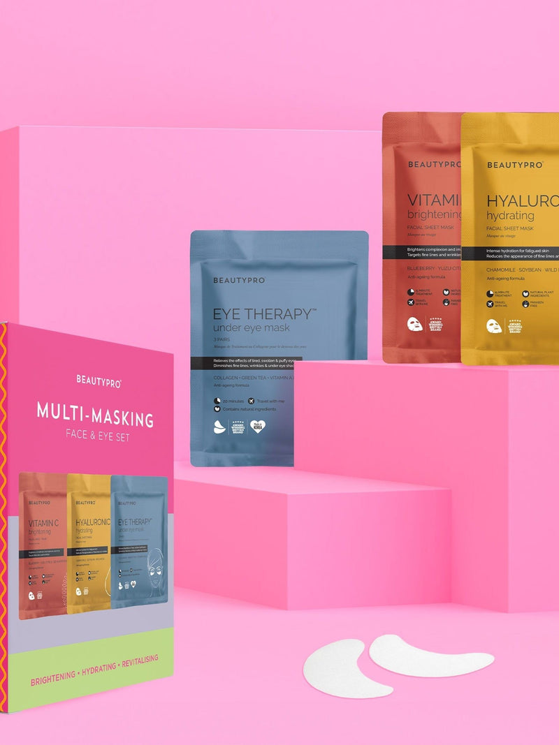 BeautyPro Skincare Trio Multi Masking Set sheet masks - British product