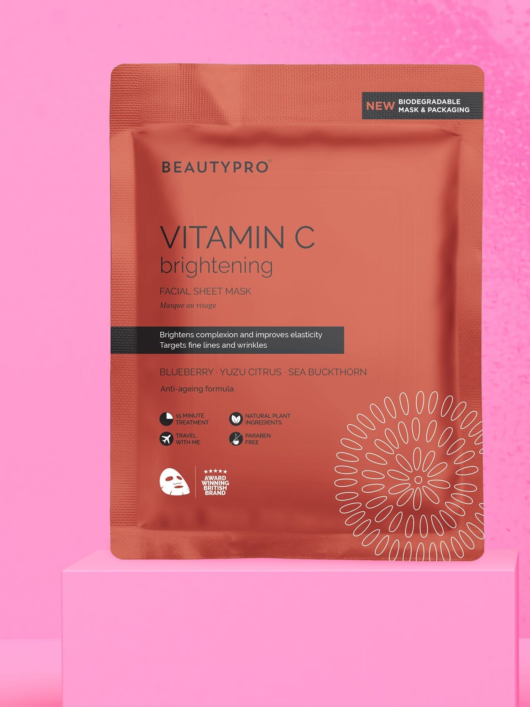 BeautyPro Skincare Trio Multi Masking Set sheet masks - British product