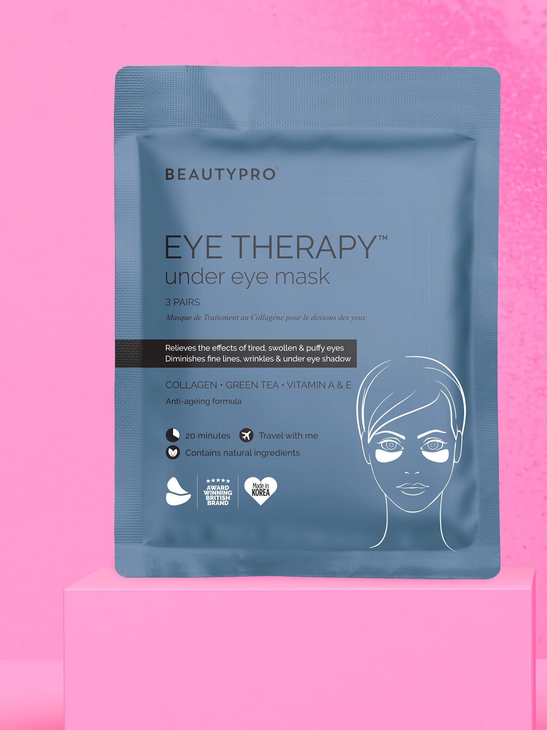 BeautyPro Skincare Trio Multi Masking Set sheet masks - British product