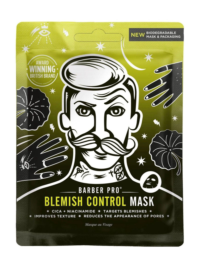 Barber Pro Blemish Control Cica Niacinamide Sheet Mask - British product