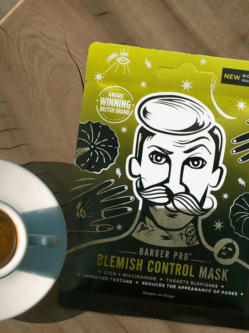 Barber Pro Blemish Control Cica Niacinamide Sheet Mask - British product