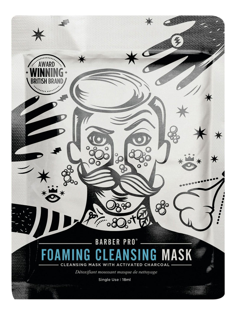 Barber Pro Foaming Cleansing Mask (British brand)