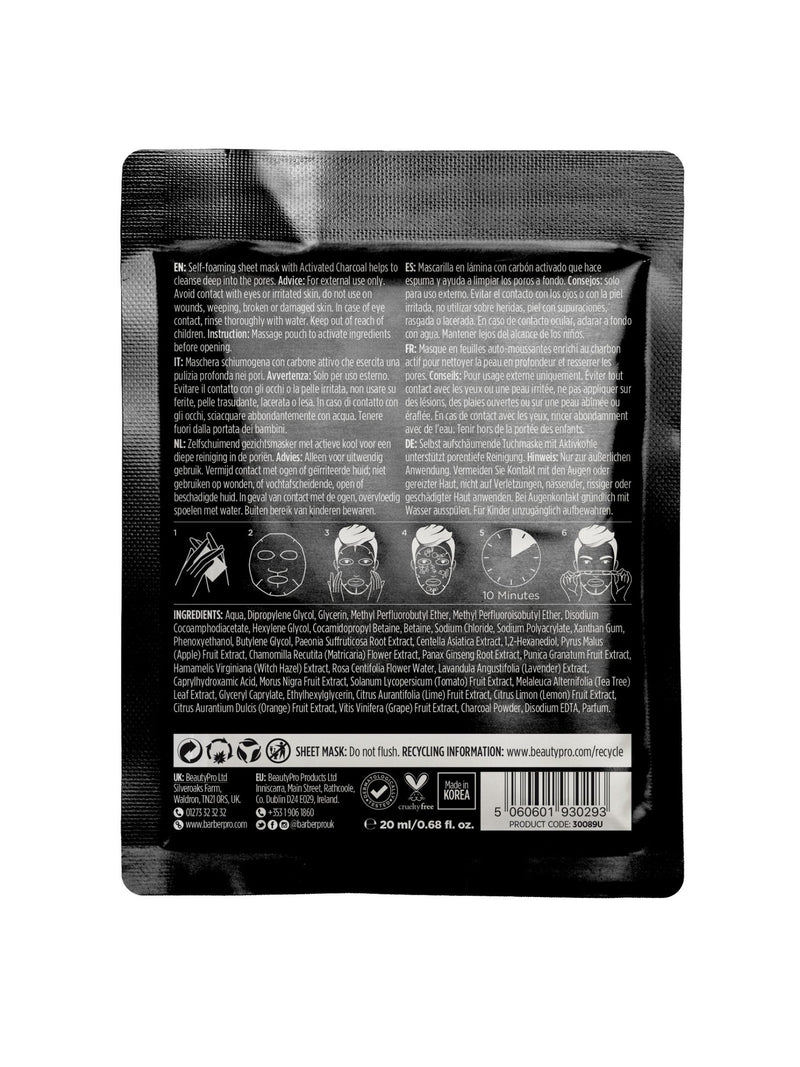 Barber Pro Foaming Cleansing Mask (British brand)