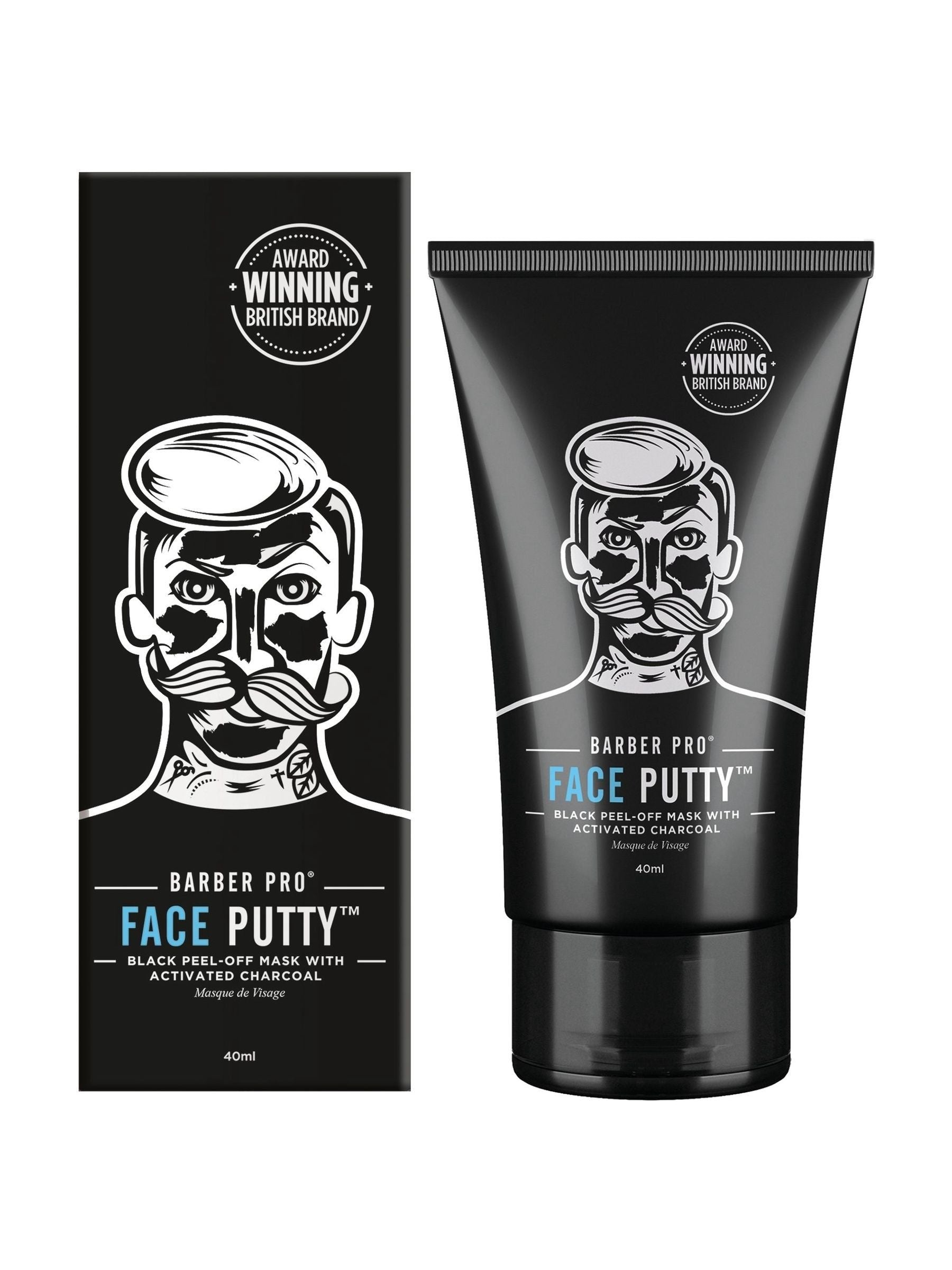 BARBER PRO face putty 40ml tube - British product