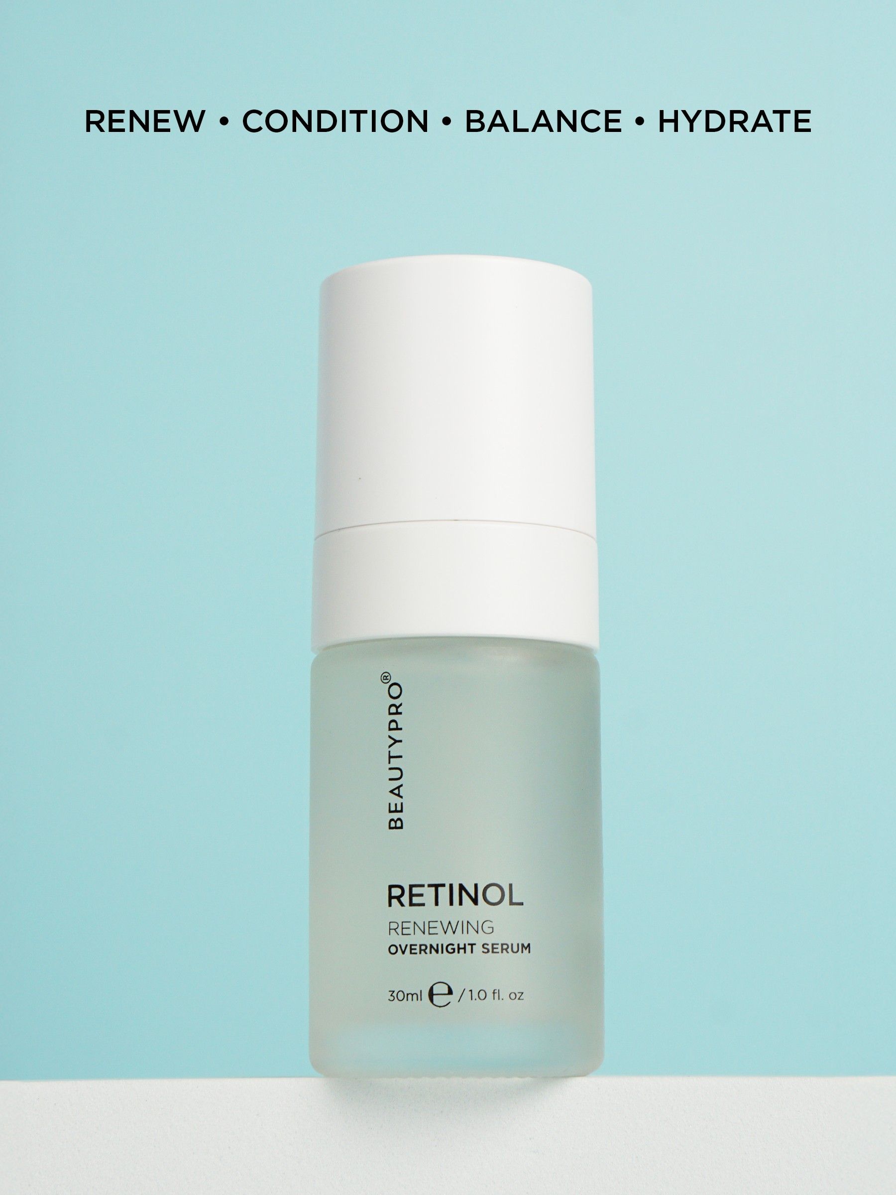 BeautyPro Retinol Anti-Ageing Overnight Serum 30ml - British product