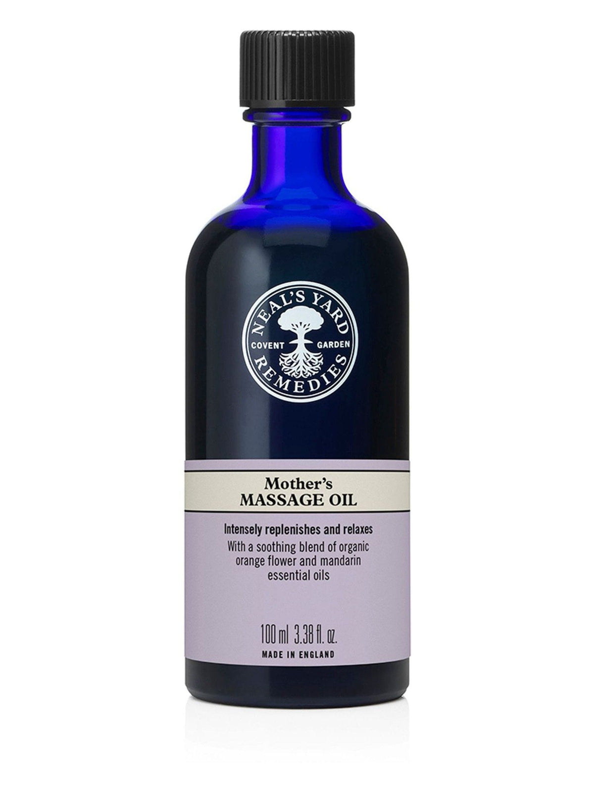 Neals Yard Remedies Mother's Massage Oil, imported from the UK