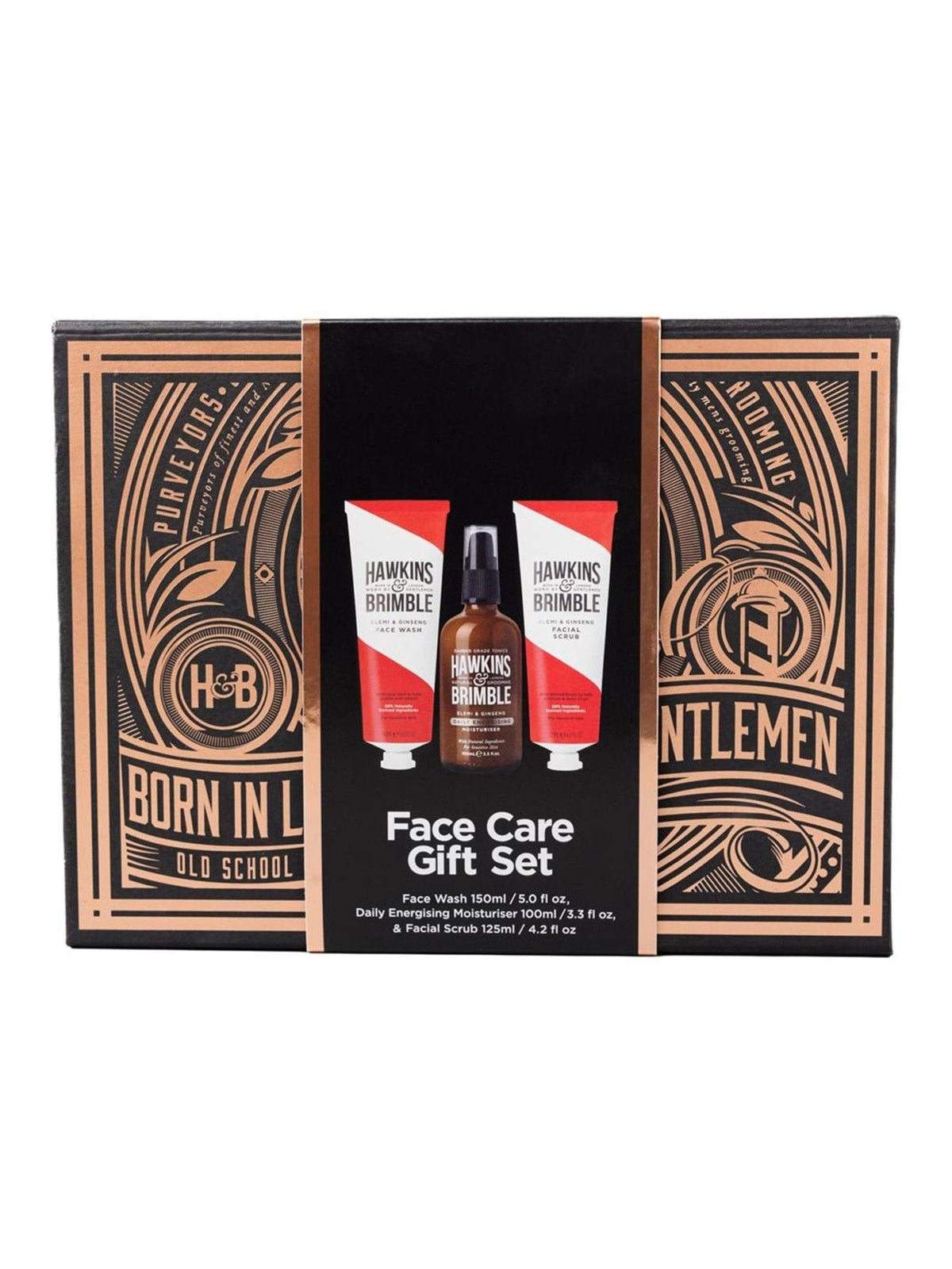 Hawkins & Brimble men's face gift set, UK version