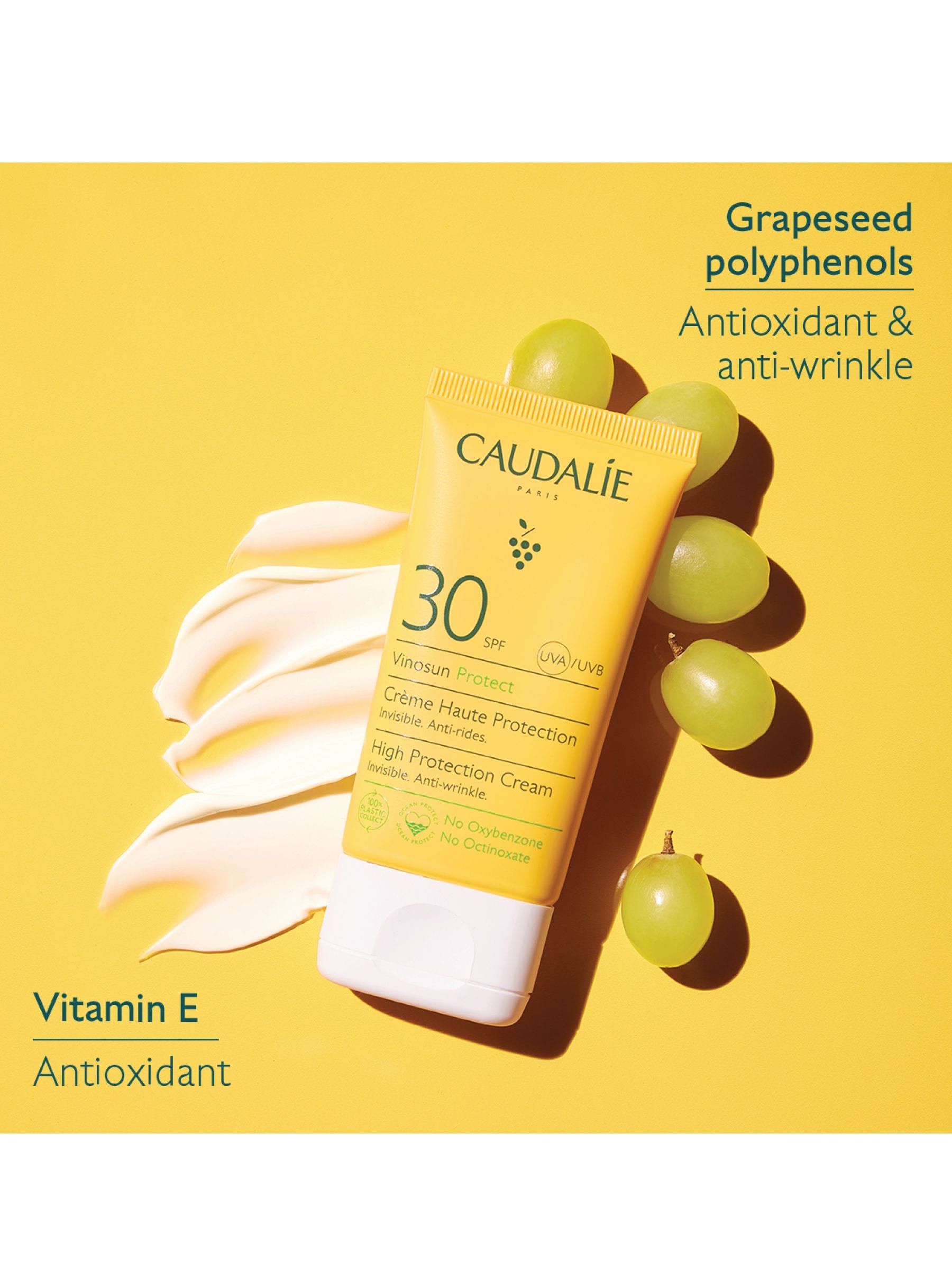 Caudalie Vinosun High Protection Cream SPF30 50 mL - British product