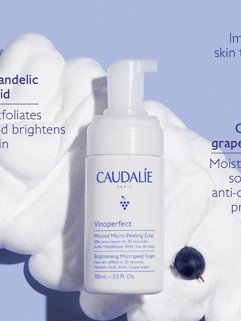 Caudalie Vinoperfect Brightening Micropeel Foam 100 mL - British product