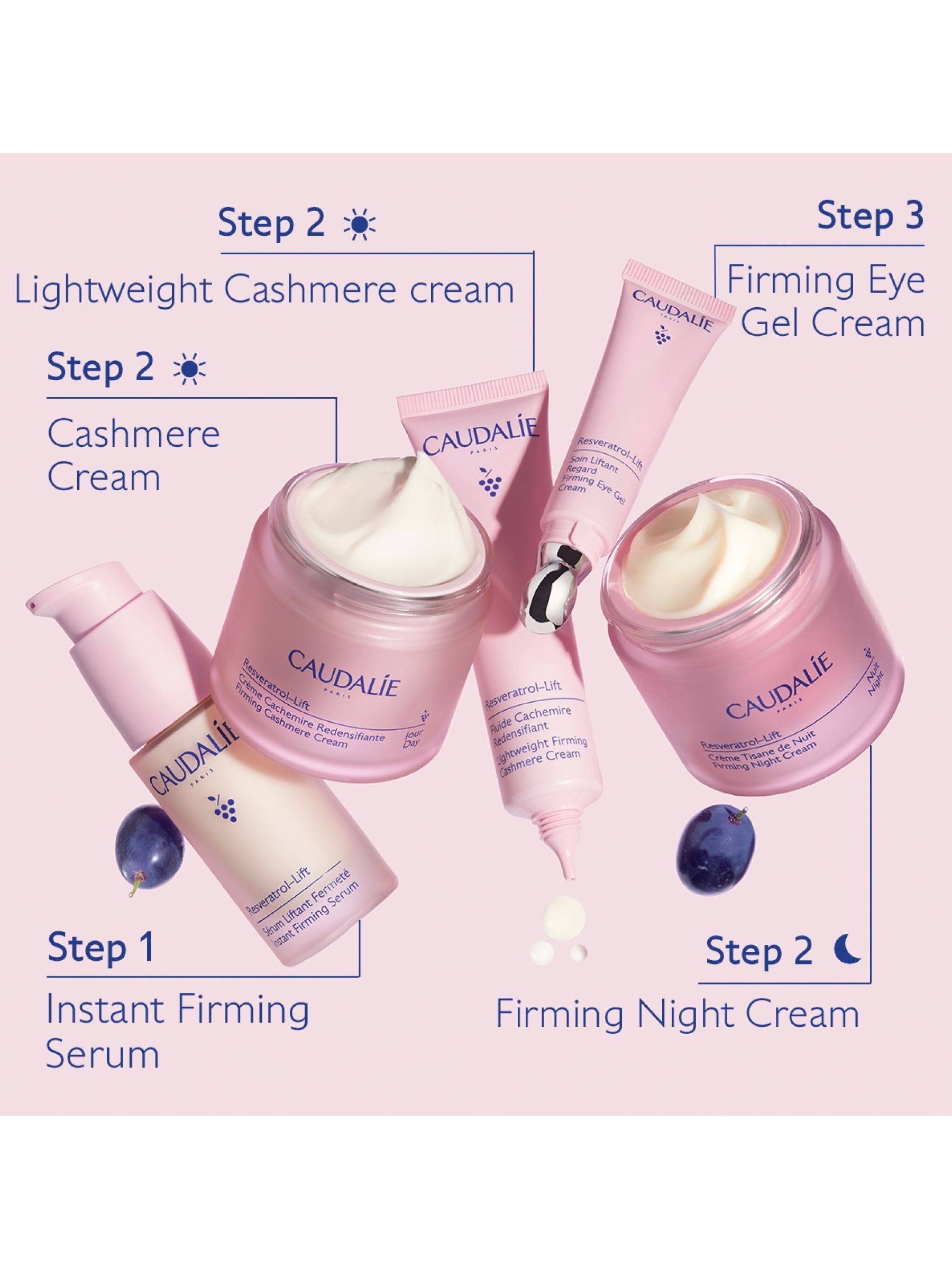 Caudalie Resveratrol-Lift Cashmere Cream Refill 50mL - British product