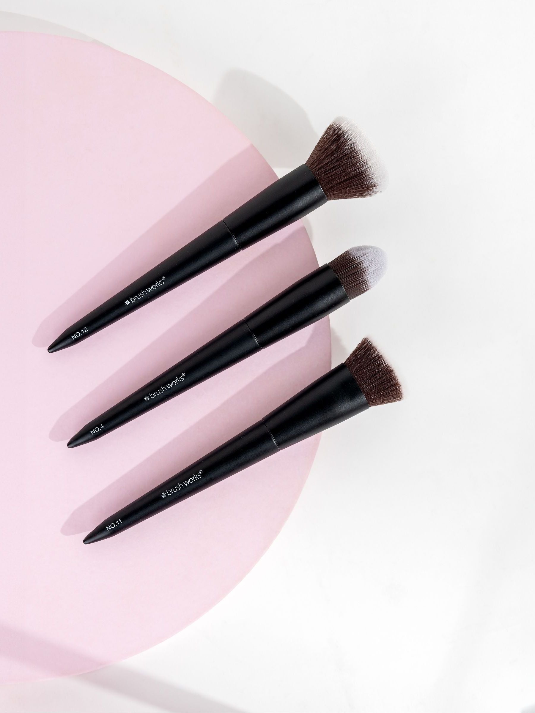 Brush Works cream contour and blush makeup brush set - British product