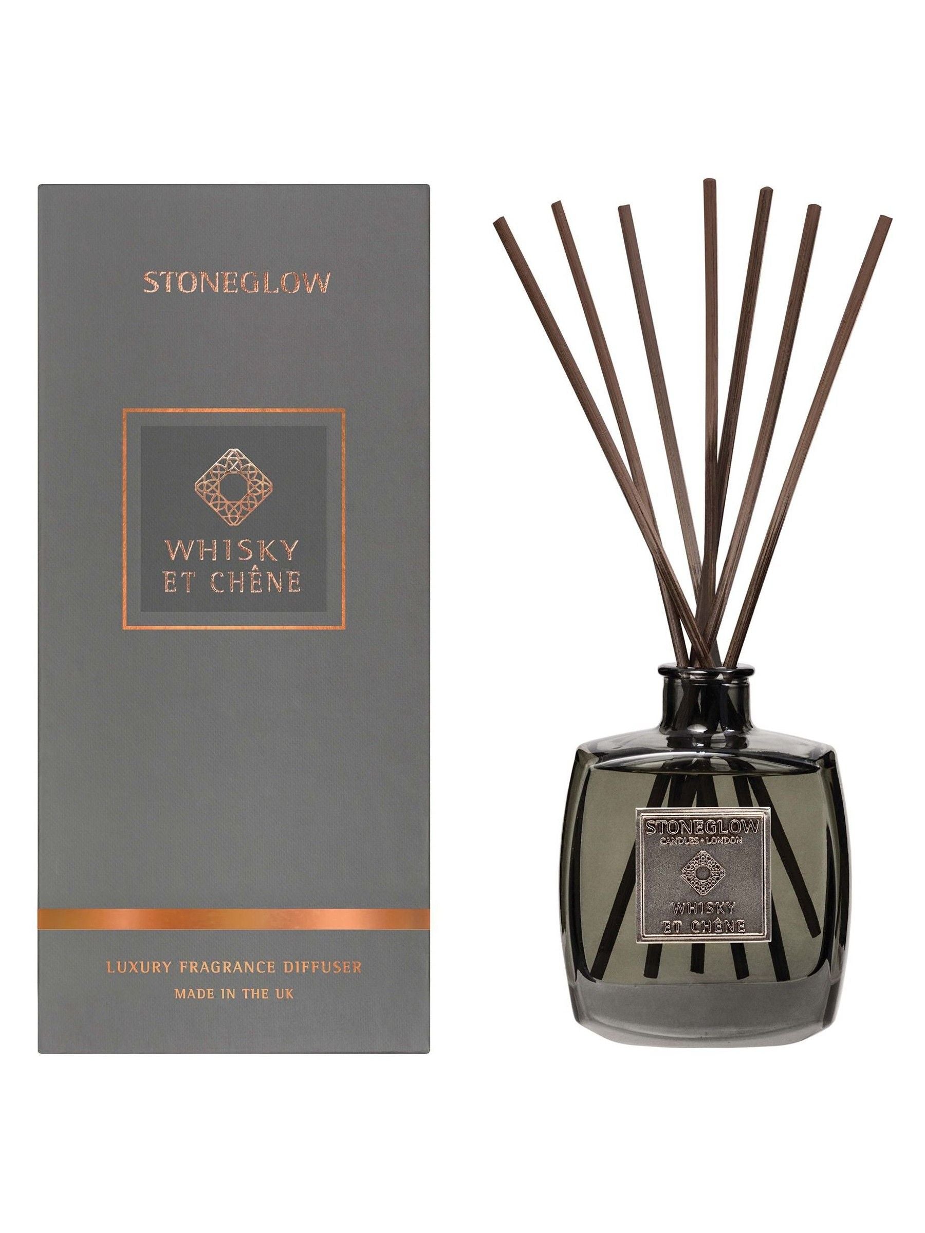 Stoneglow Whisky et Chene Metallique Reed Diffuser