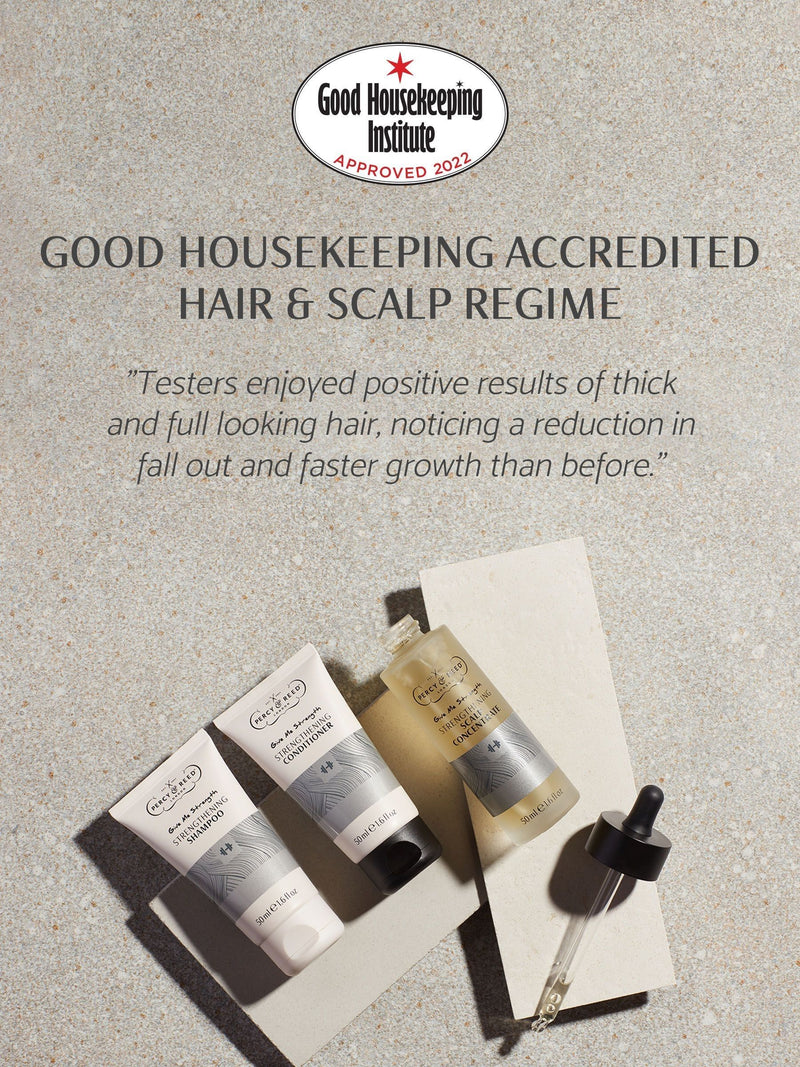 Percy & Reed Give Me Strength Hair and Scalp Regime Gift Set, imported from the UK