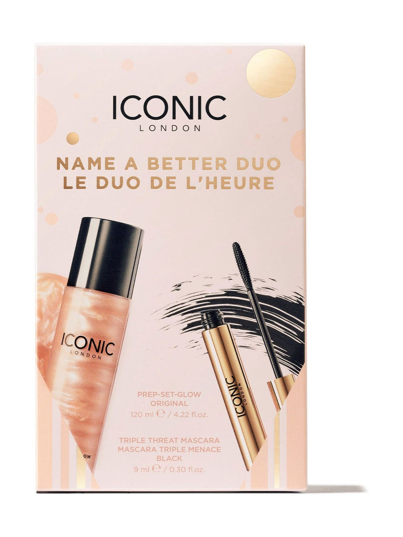ICONIC London Makeup Gift Set with Glow Spray 120ml Mascara, UK version