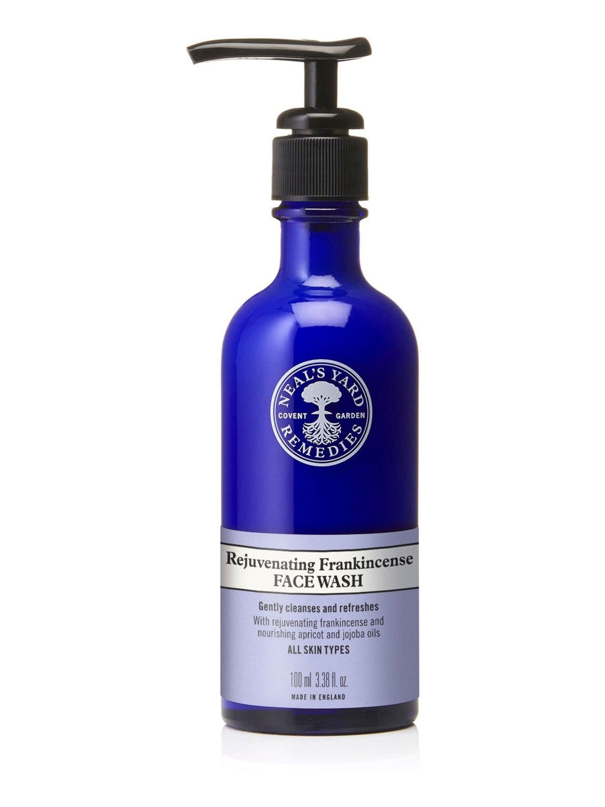 Neals Yard Remedies Rejuvenating Frankincense Facial Wash 100ml, imported from the UK
